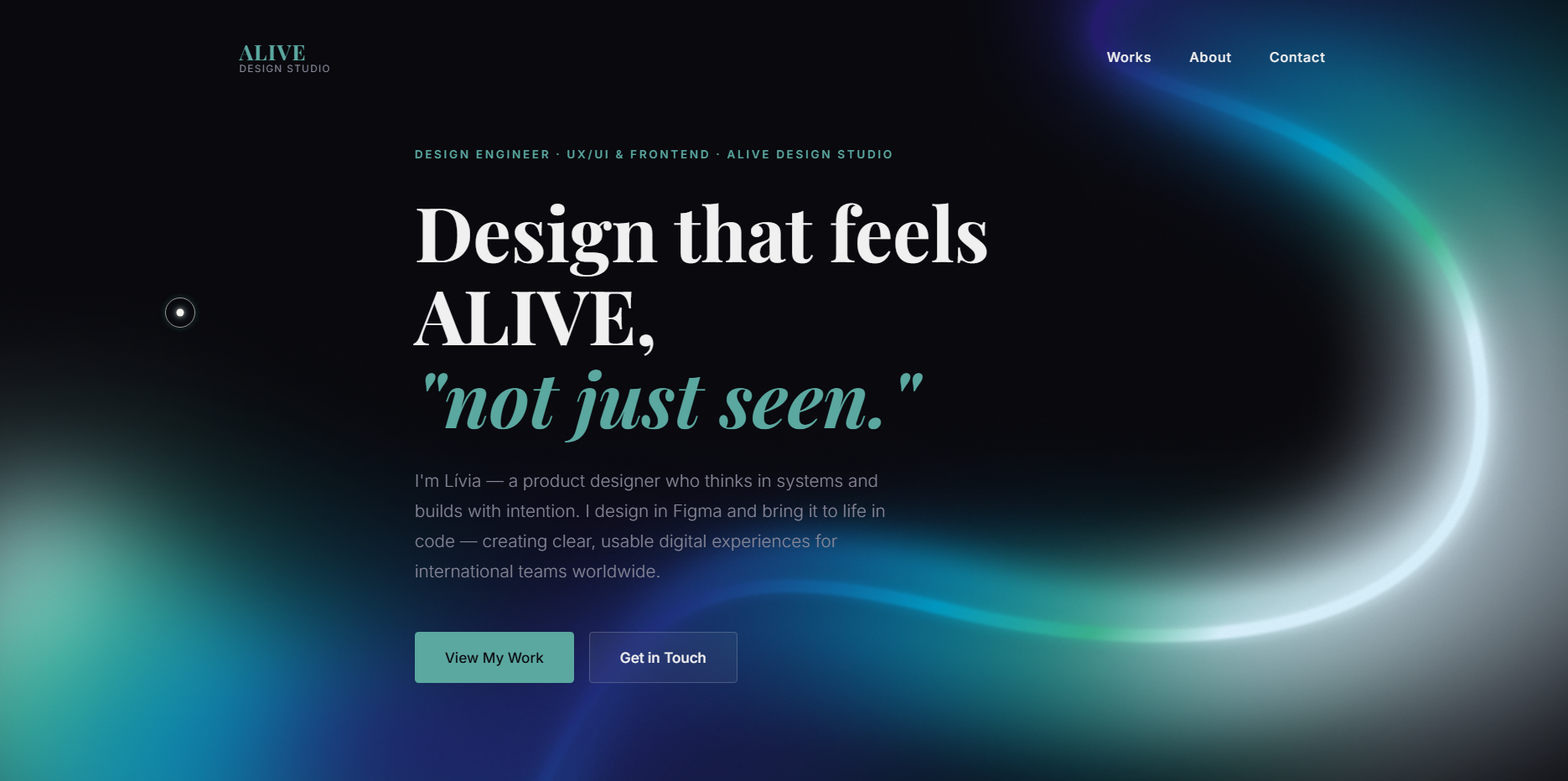 Example of Landing Page Design & Development