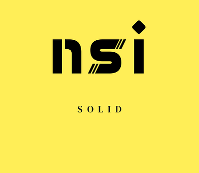 NSI LOGO 3d branding graphic design logo mhshan nsi ui