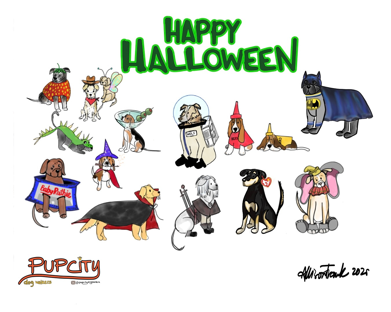 Example of Pet Portaits And Company Logo Design