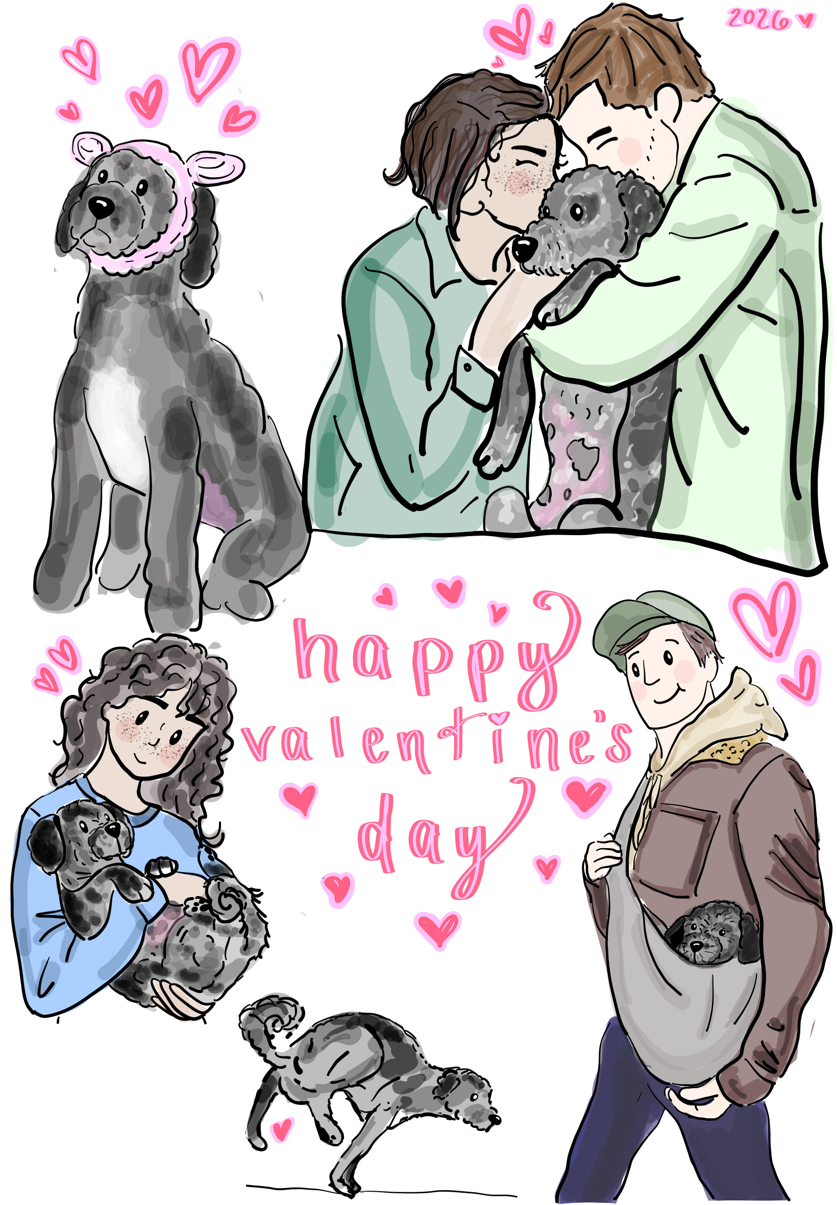 Example of Pet Portaits And Company Logo Design