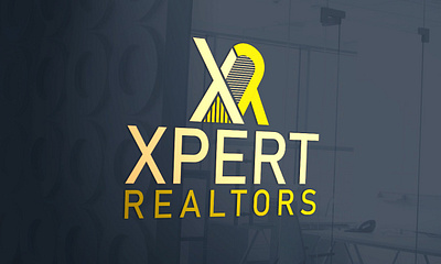 xpert REALTORS branding design graphic design illustrator logo logo design monogram logo typography