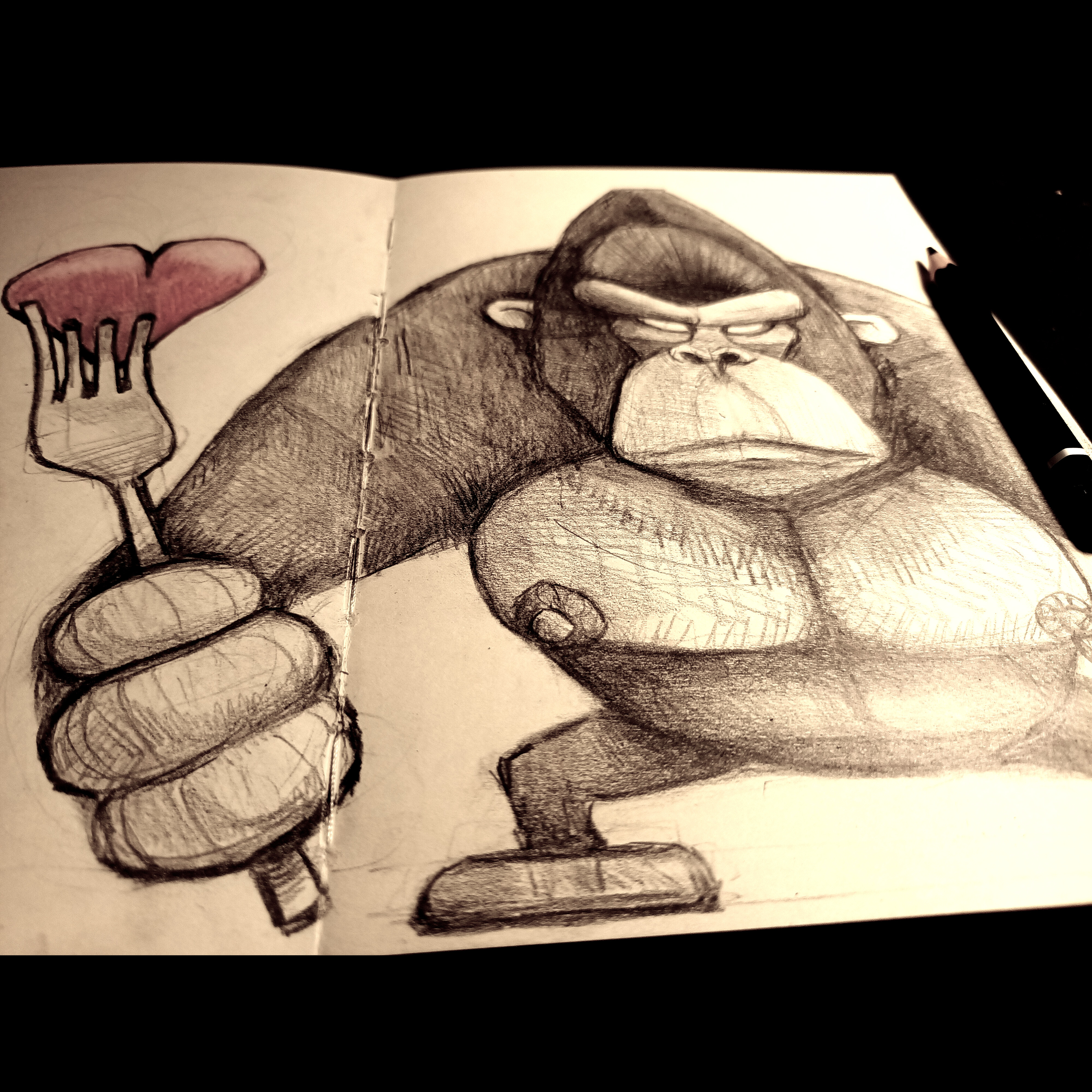 SKETCH&SCRATCH: Coffee and Cake.