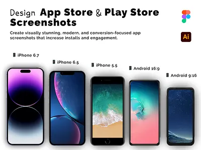 Professional App Store & Play Store Screenshot Design app intro appscreenshot dashboard feature highlight final promotion function screen ios macos screenshot ui detail