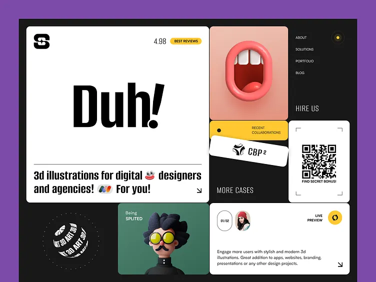 Web site design: landing page home page UI-UX design graphic design landing page ui ux web design