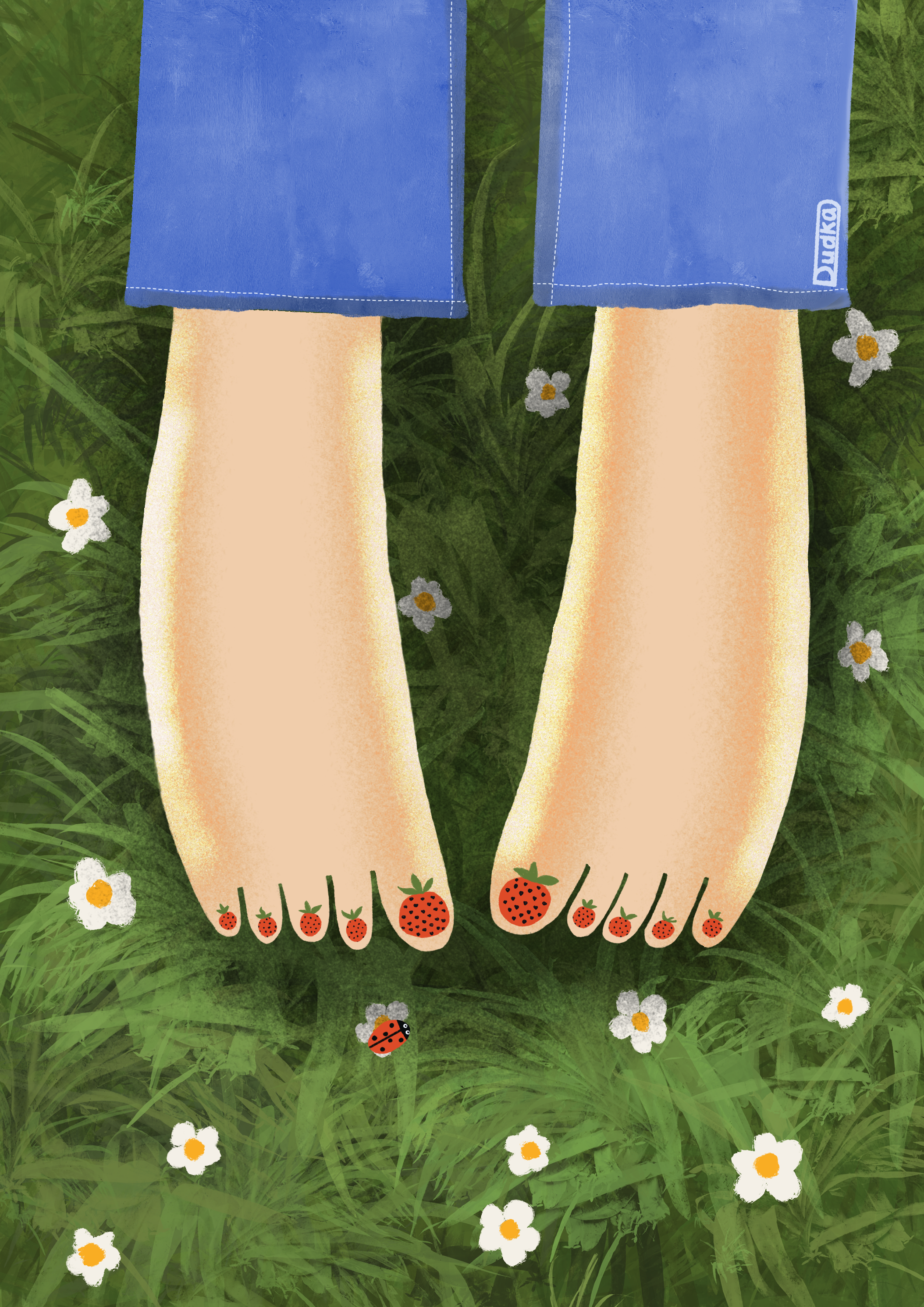 Strawberry Steps artdaily artwork cartoon colorful creativecommunity digitalart digitalillustration digitalpainting drawing fantasyart flatdesign graphicart illustration illustrationoftheday lineart minimal procreateart sketch textured visualart