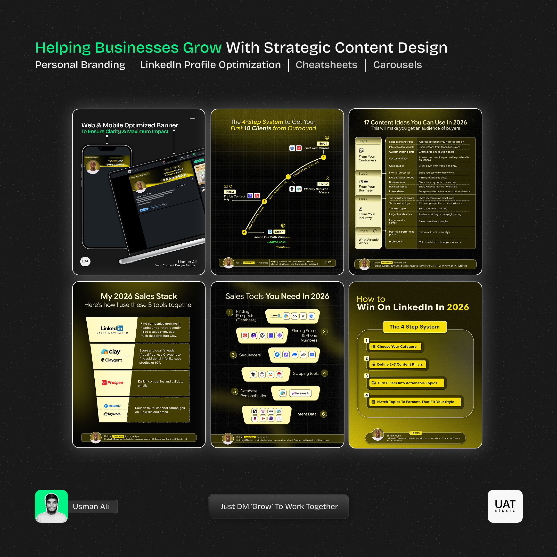 Example of Linked In Content Design Service