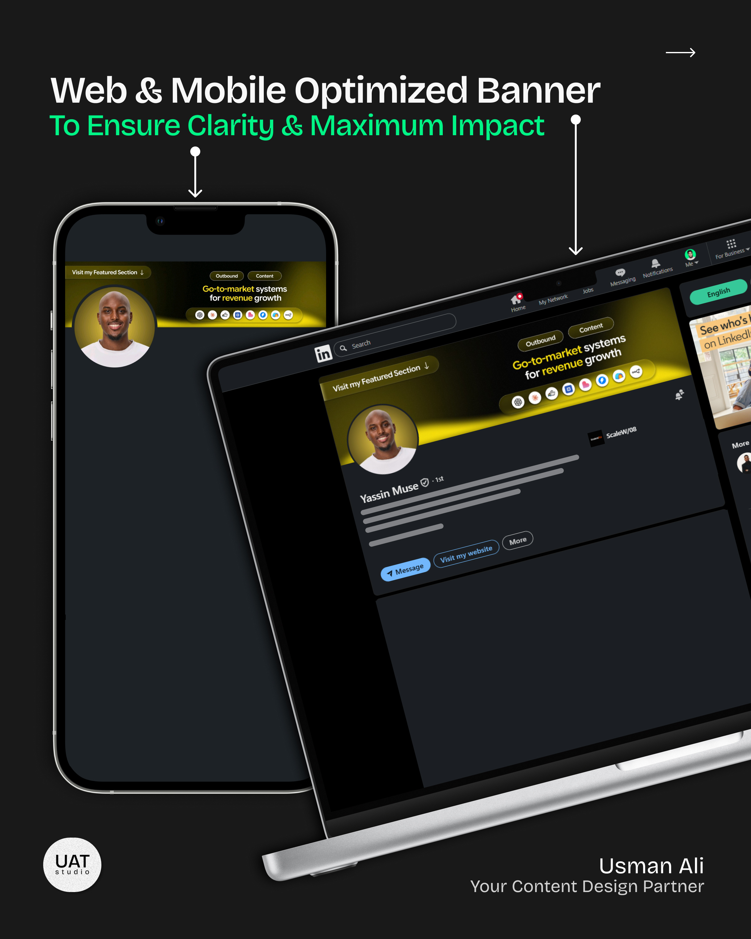 Example of Linked In Content Design Service