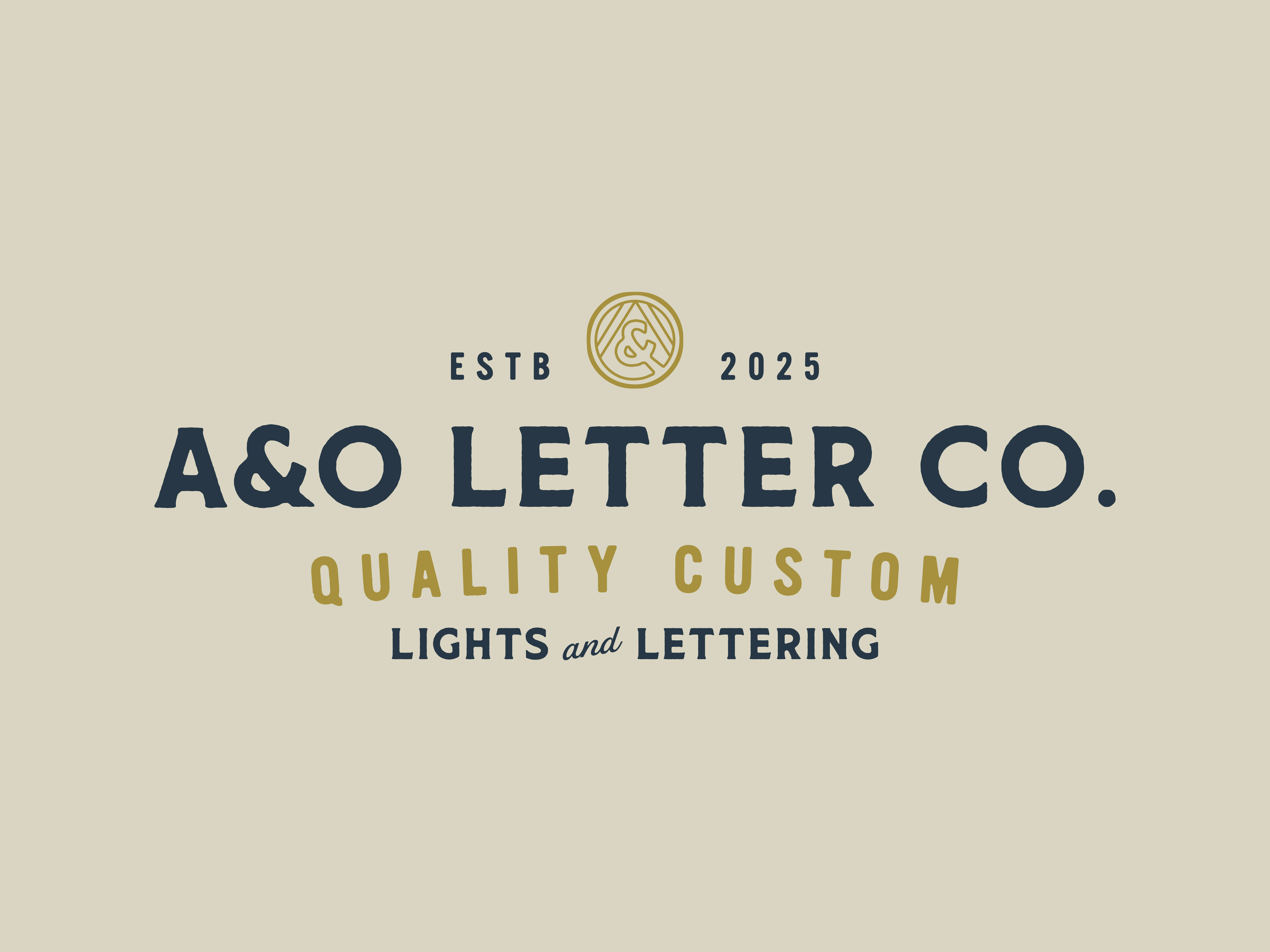 A&O Letter Co. Branding