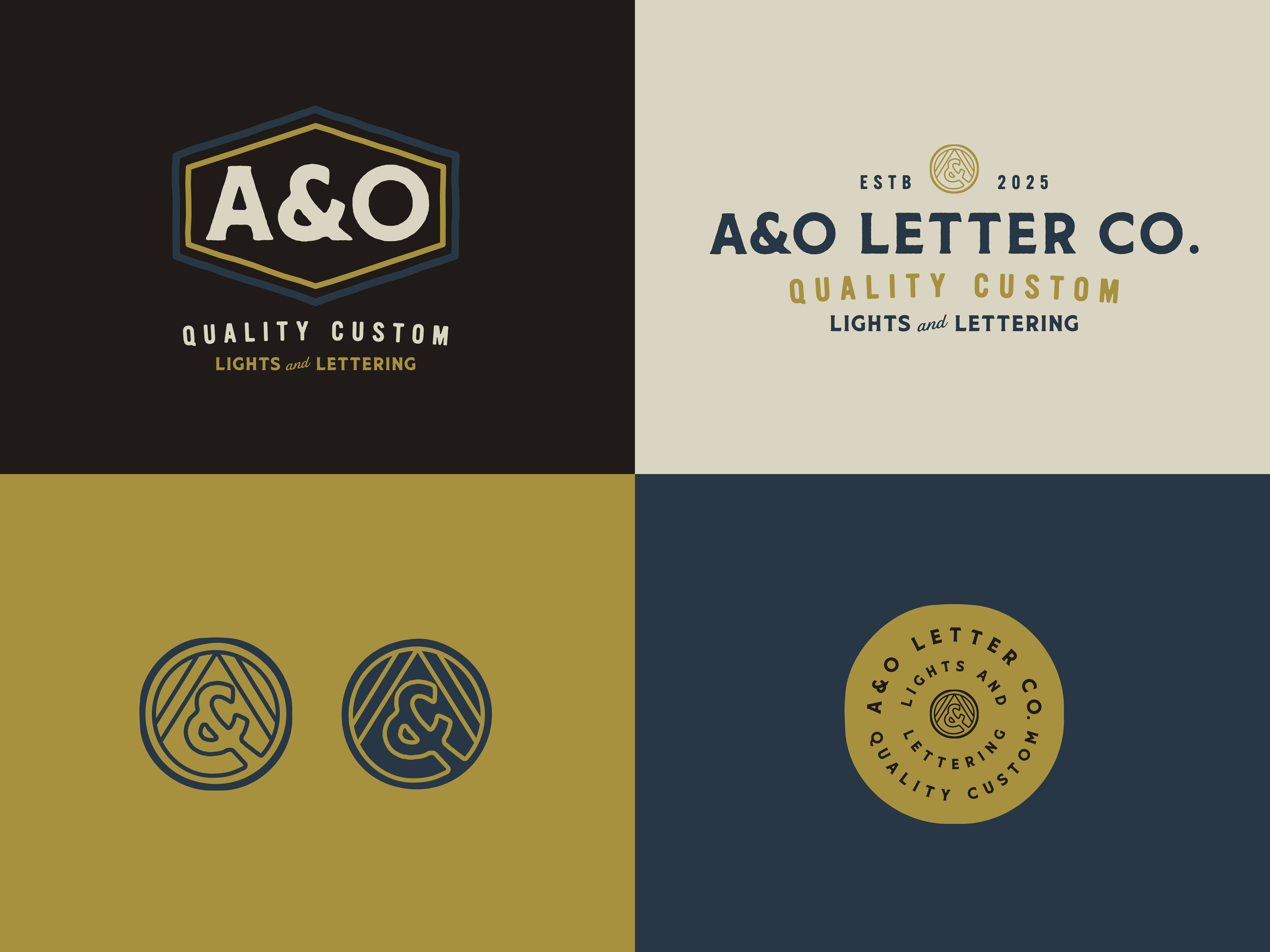 A&O Letter Co. Branding