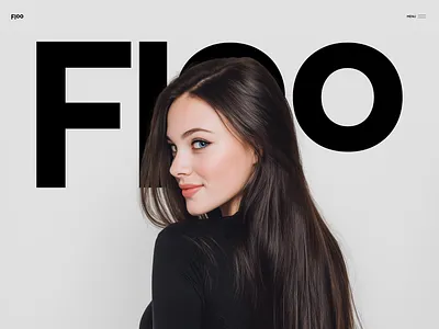 Website Design in Framer - FLOO clean ecommerce elegant hair dryers minimal modern ui web web design website