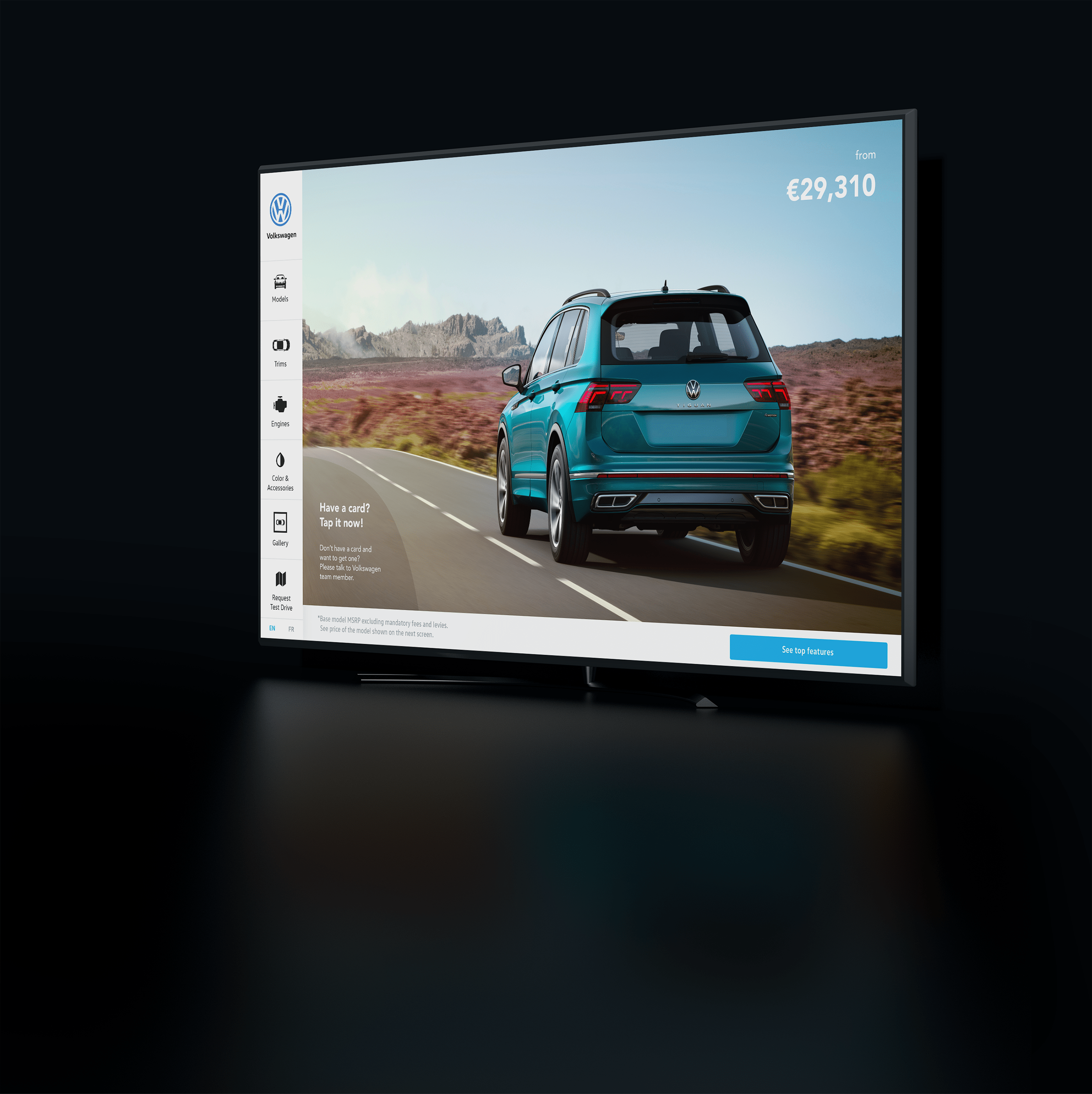Interactive UI Design - VW clean graphic design interactive ix design minimal sketch ui web