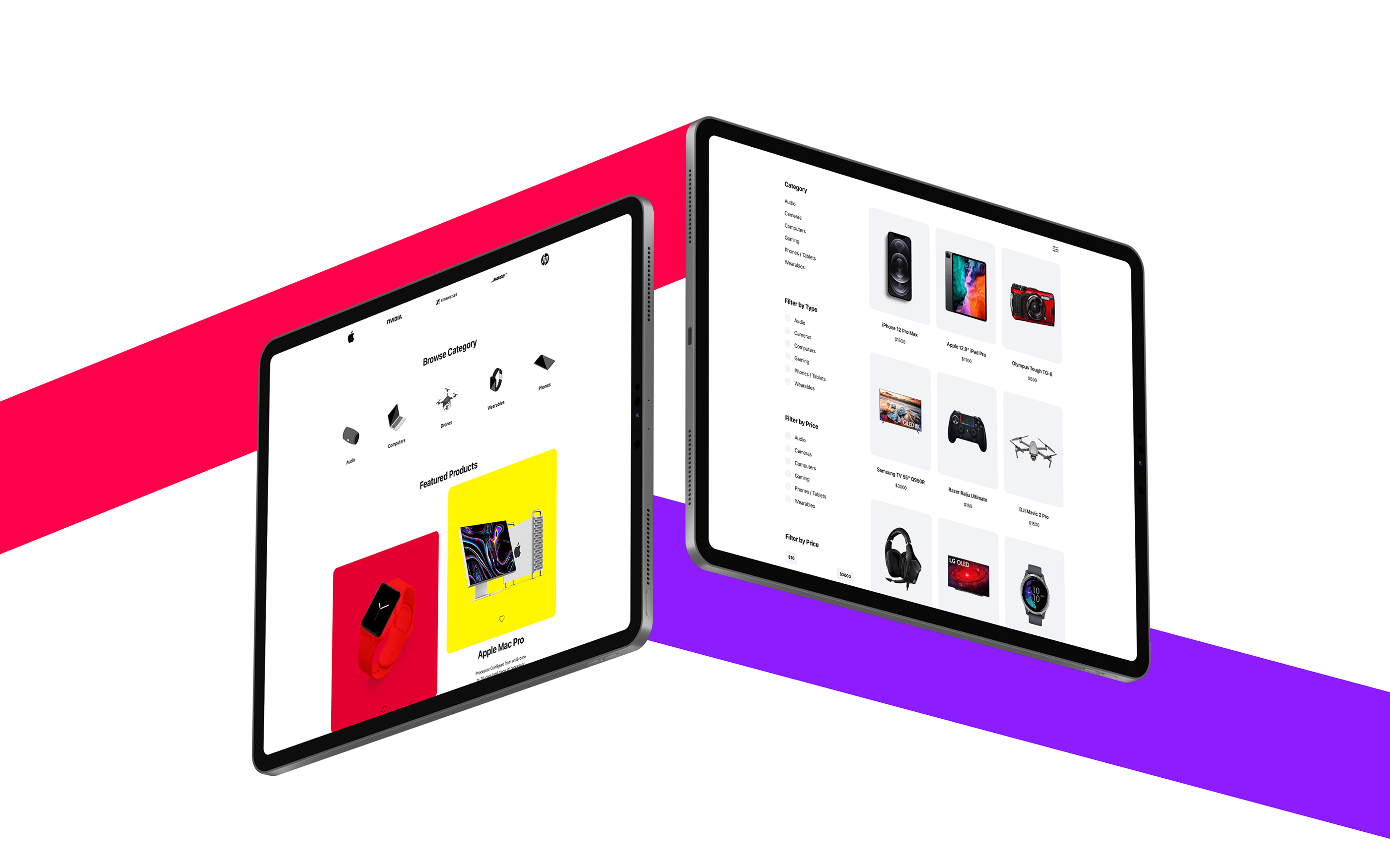 Example of UI /UX Design For Web Or Apps
