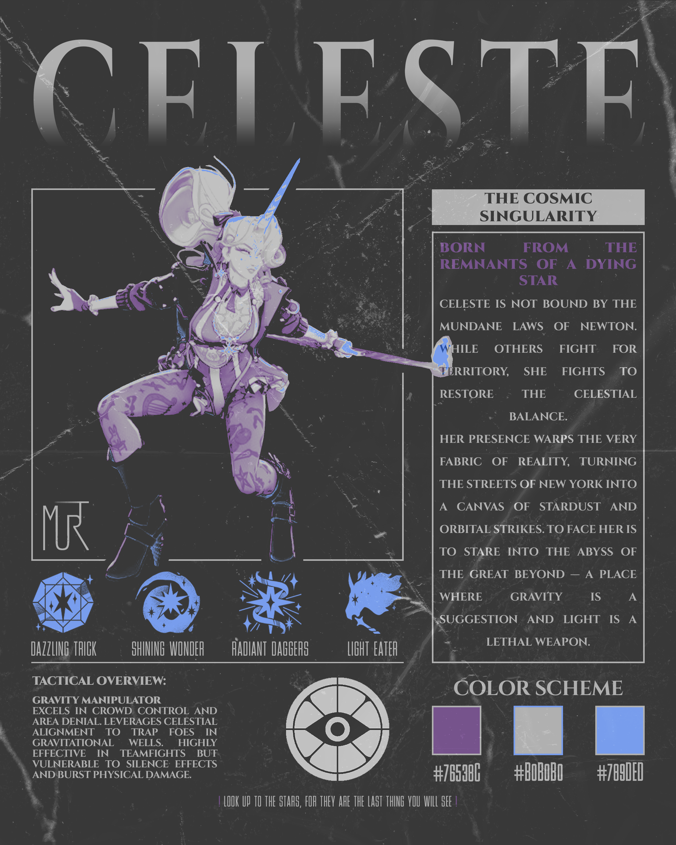 Concept Poster | Celeste | Deadlock adobe photoshop branding design graphic design illustration photoshop poster ui