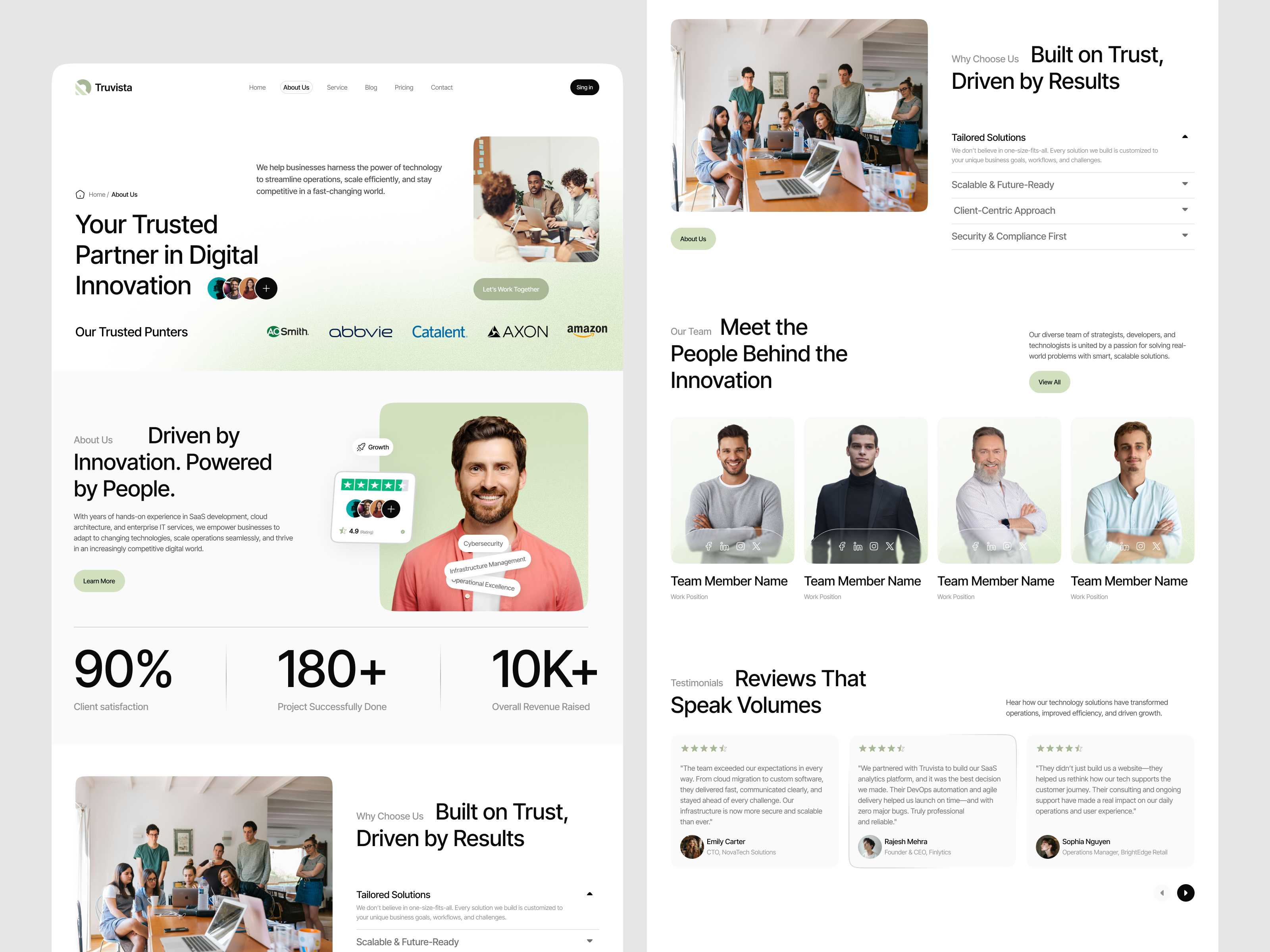 Modern IT Services & Digital Innovation Responsive Website