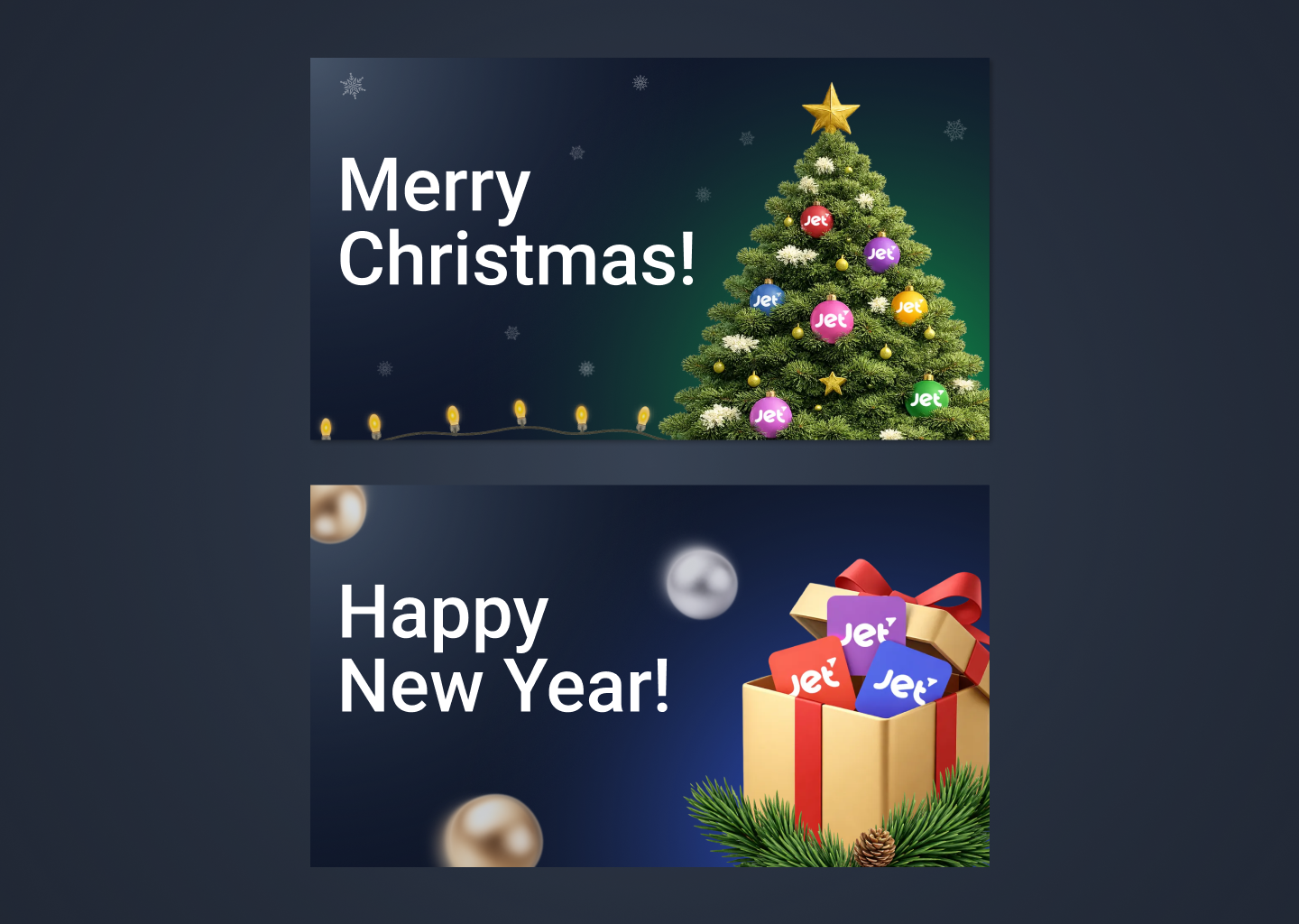 Christmas Banners for Support Chat