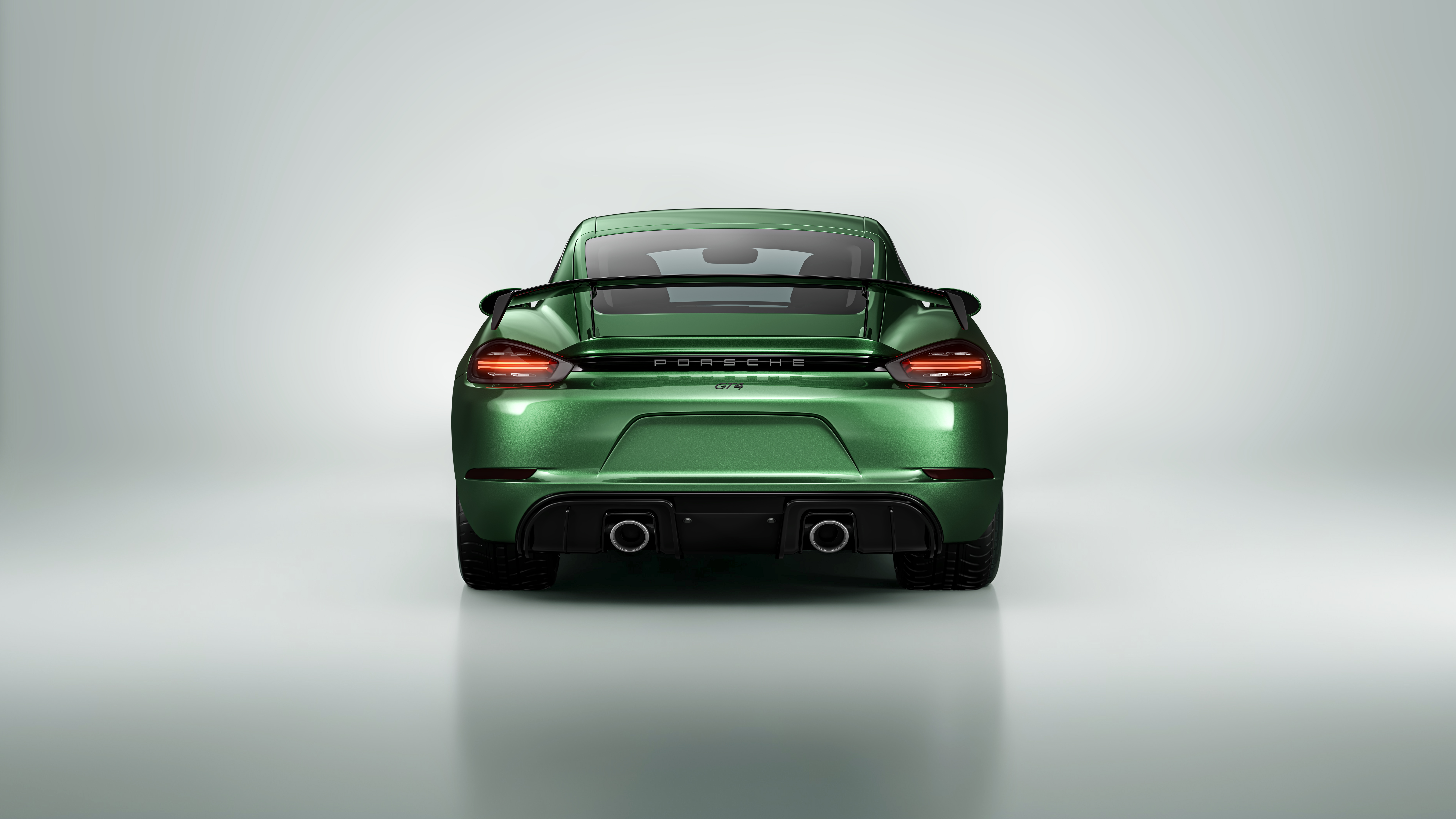 3D CGI Visualization - Porsche 718 Cayman GT4 3d automotive car cayman cgi green porsche rendering vred