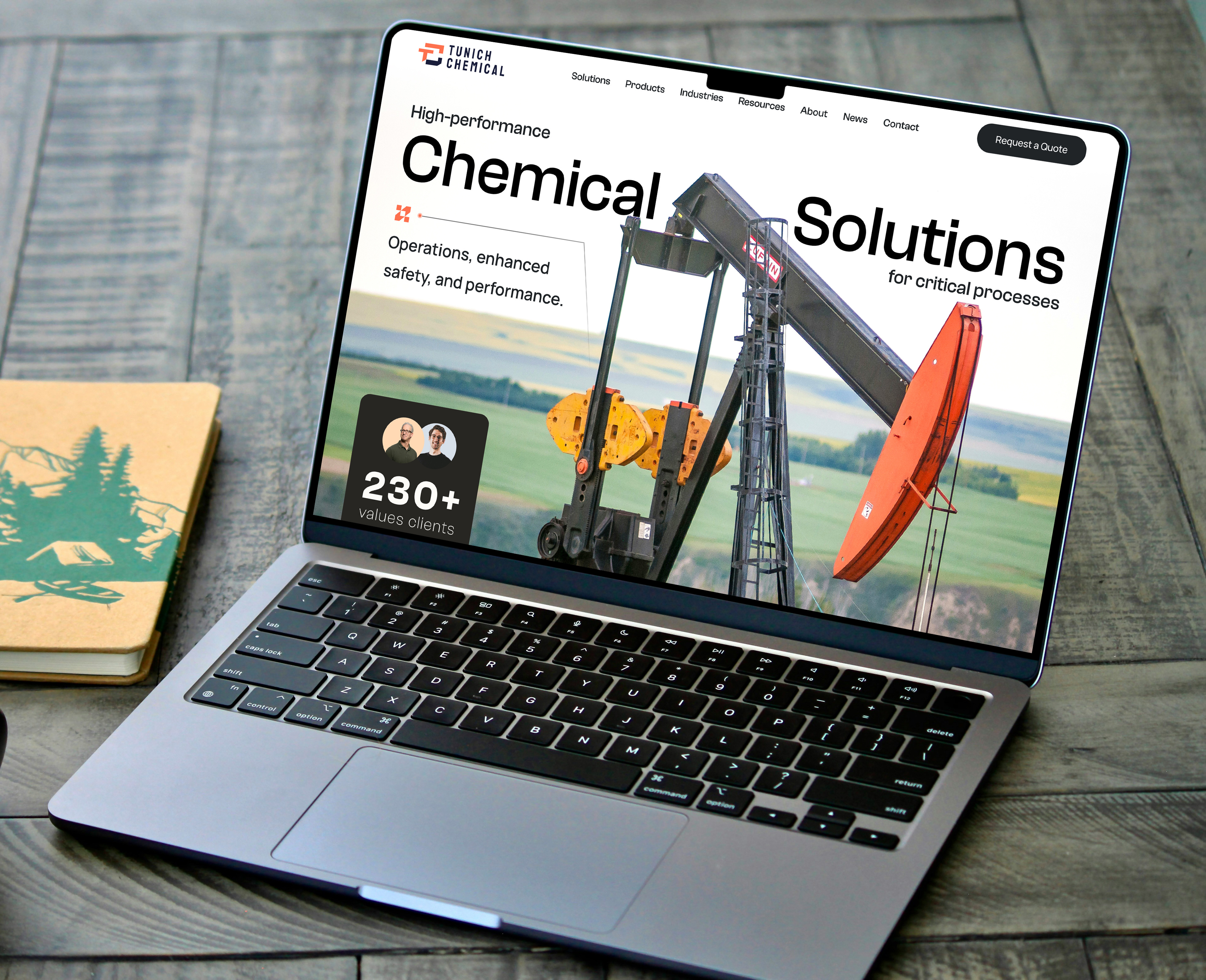 Modern Website Design for the Chemical Industry construction figma landing page ui user interface ux web design web page design website design