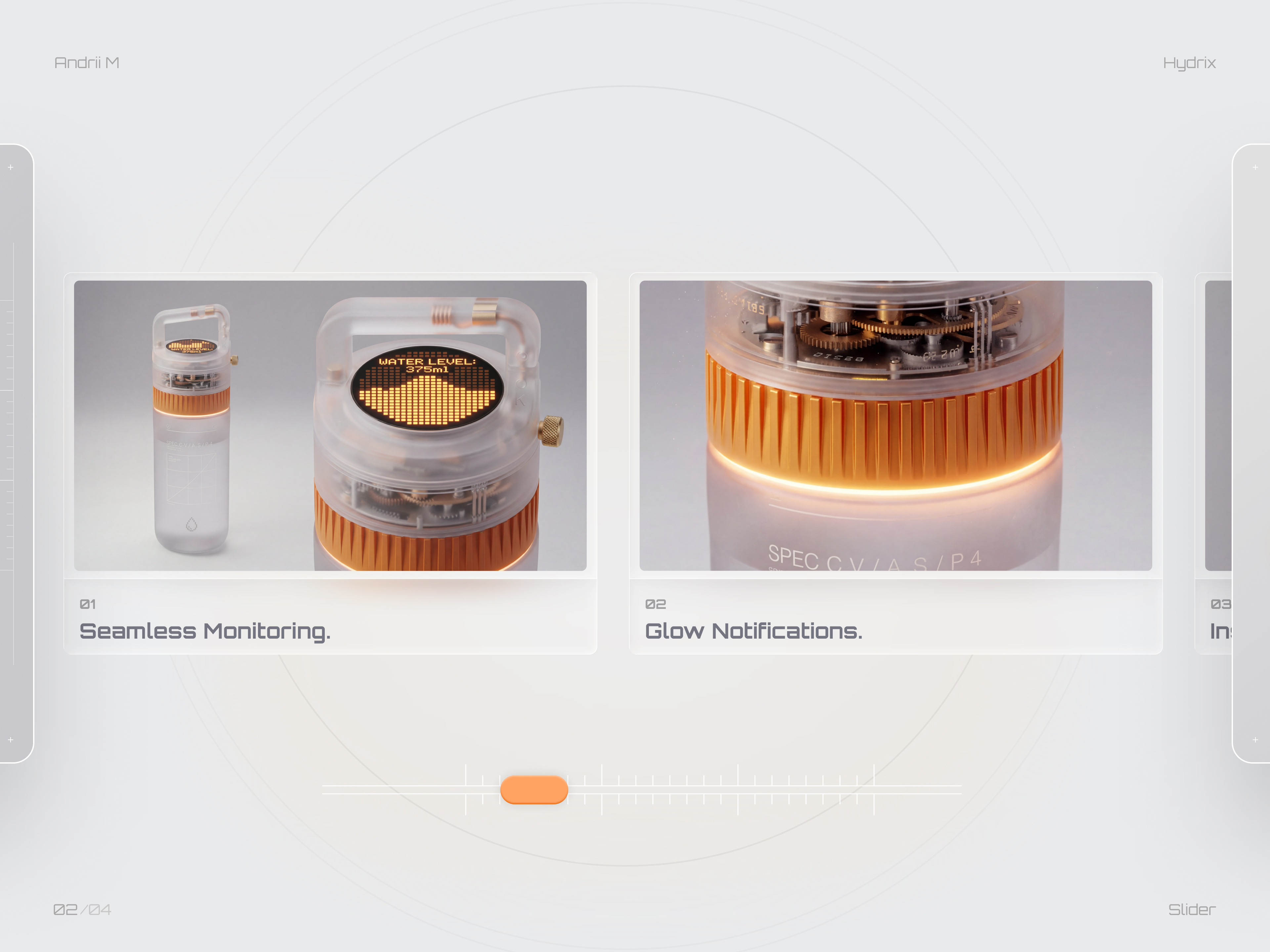 Example of Industrial Product Website Concept // HYDRIX