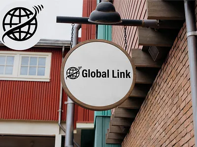 Global Link Logo, tech Logo, Brand Identity brand identity branding design graphic design illustration logo logo to vector modern logo tech logo vector