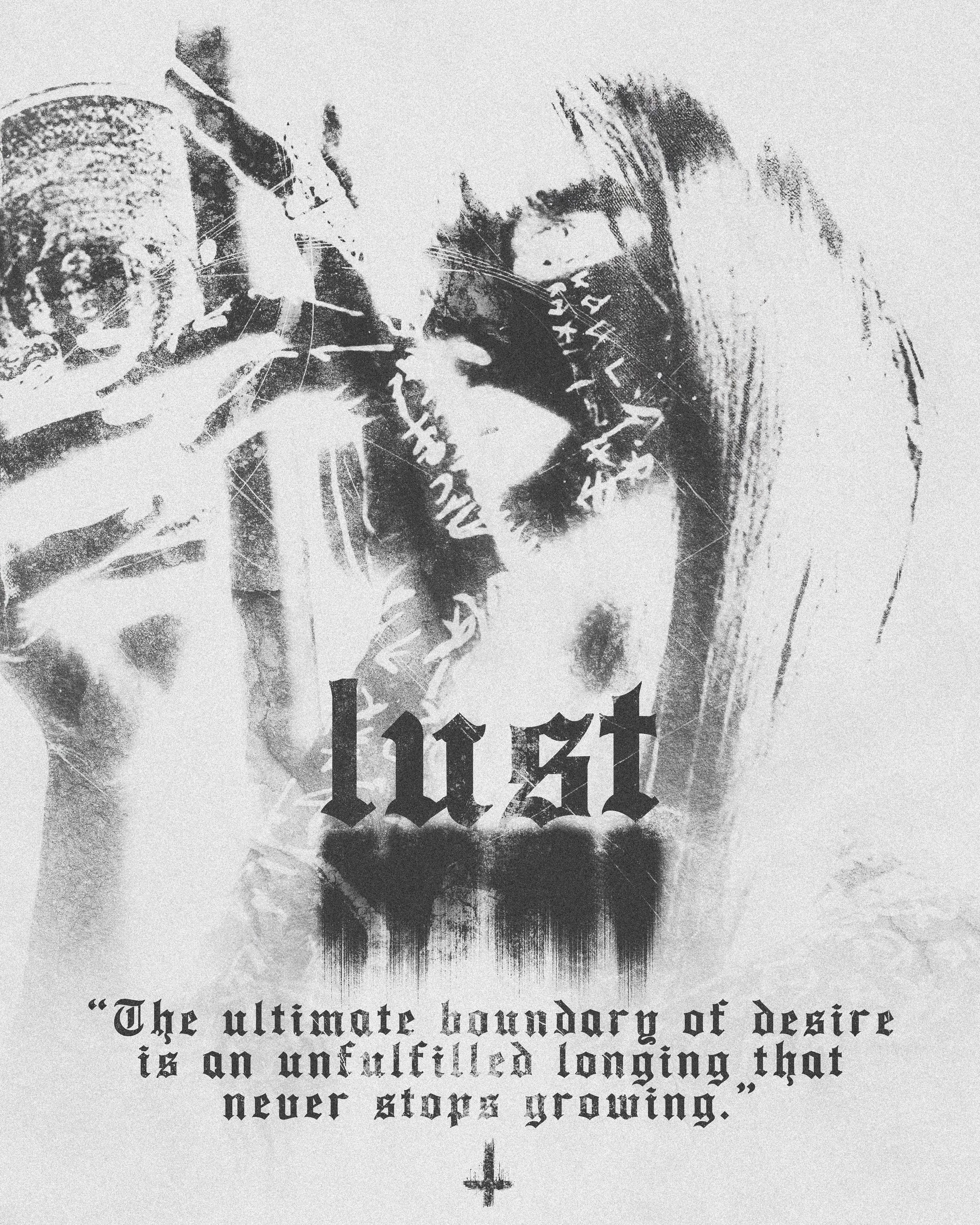 "Lust" | poster graphic design illustration poster