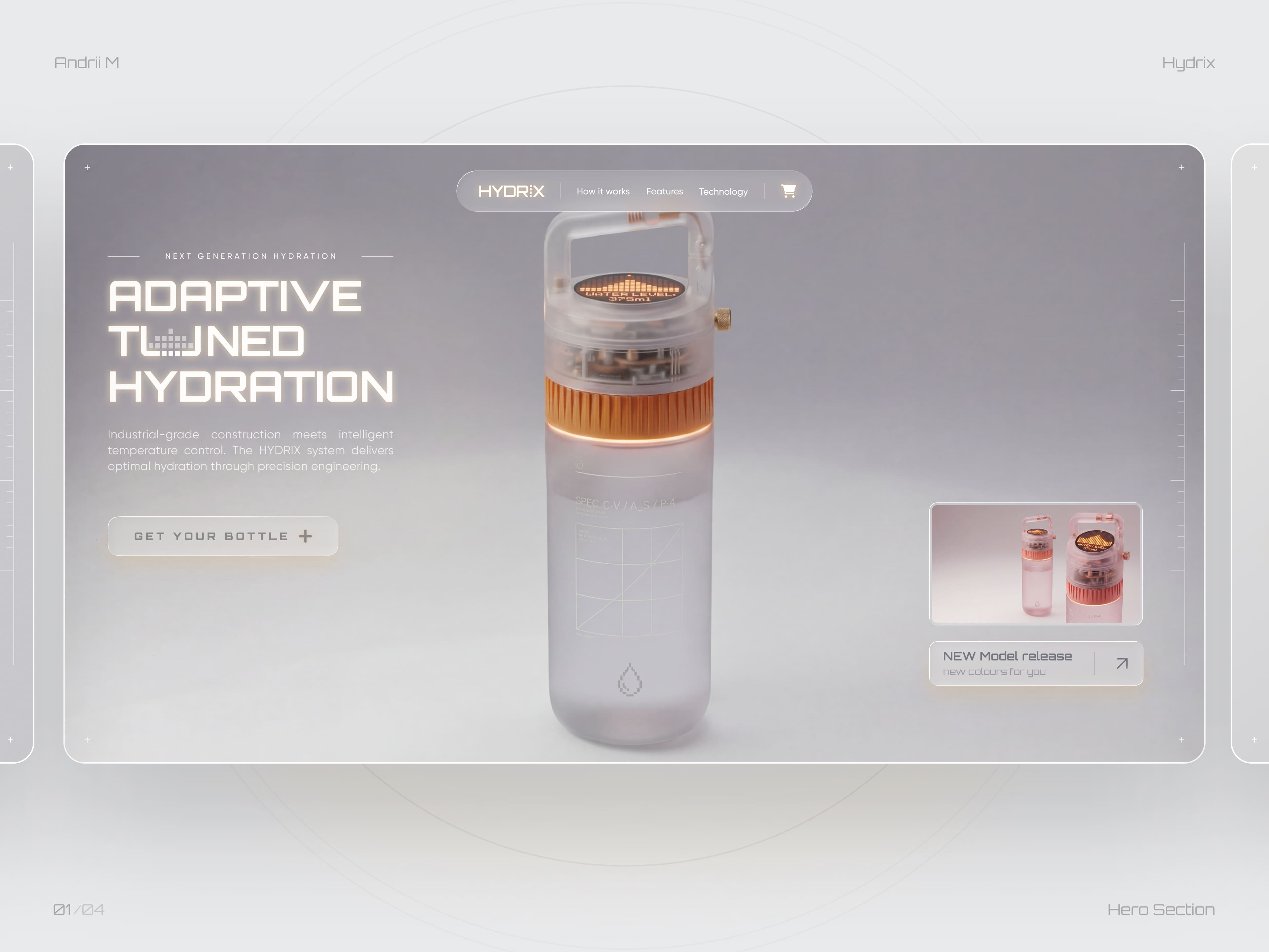 Example of Concept product design // Hydrix