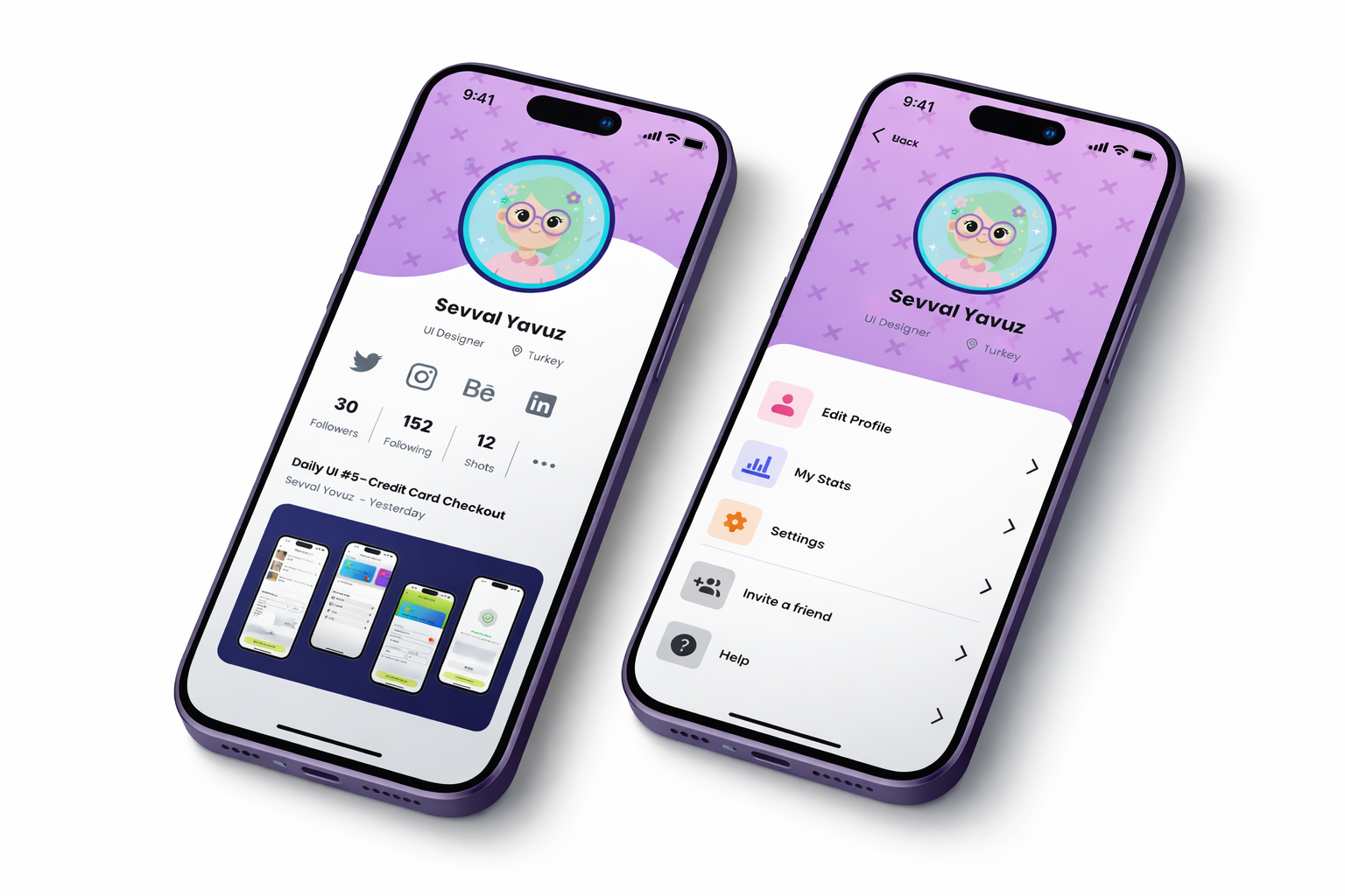 Daily UI User Profile branding graphic design logo ui