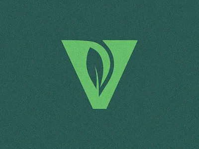 V Lettermark / Leaf Nature Logo Concept branding dribbble pro graphic design leaf letter mark logo logo design minimalist nature organic theorykee v vector
