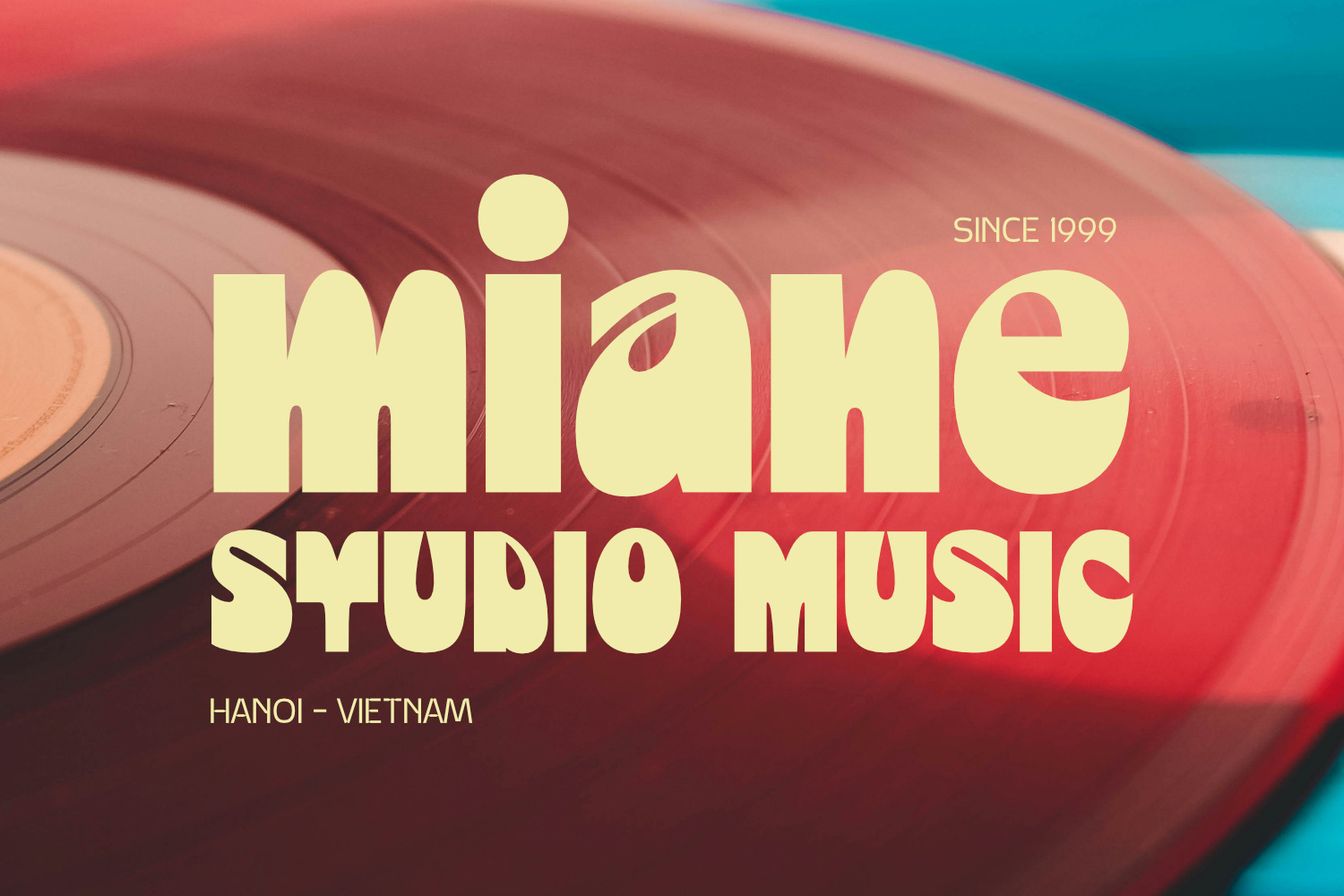 Logotype Miane Studio Music brand branding calligraphy design font graphic design logo logo font logotype music retro studio type typeface typography vietnam vintage