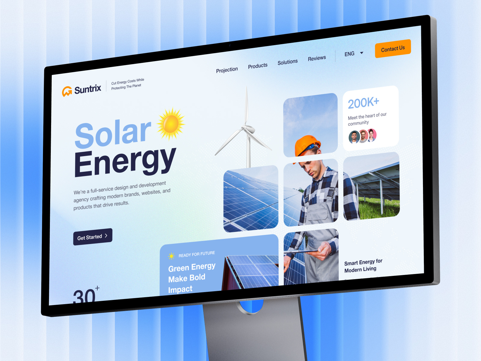 Solar Energy – Website Design UI/UX