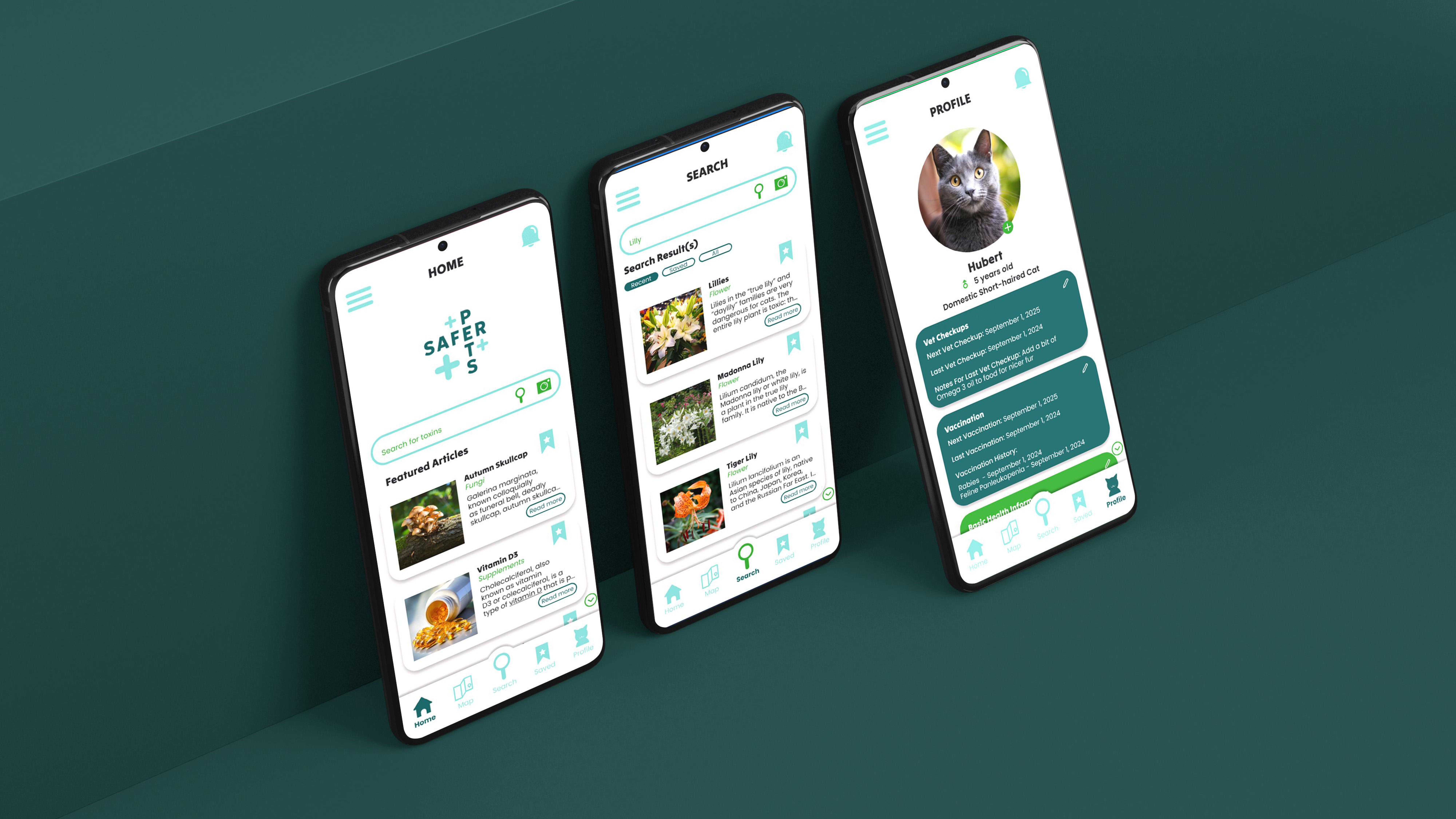Safer Pets Mobile App