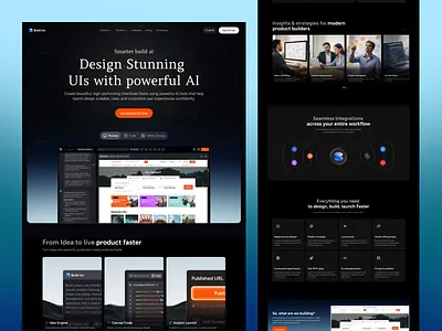 Build Inc – AI Website Builder landing Page ai assistant ai landing page ai saas ai tools app builder design agency landing page landing page builder no code no code platform product design redesign saas builder saas platform ui design ux design vibecoding web builder website builder website design