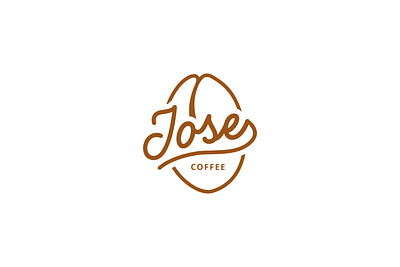 Jose Coffee Logo branding cafe cafe logo coffee coffee bag coffee beans coffee branding coffee cup coffee label coffee logo coffee packaging coffee shop coffee shop logo design graphic design illustration lettering logo typography ui