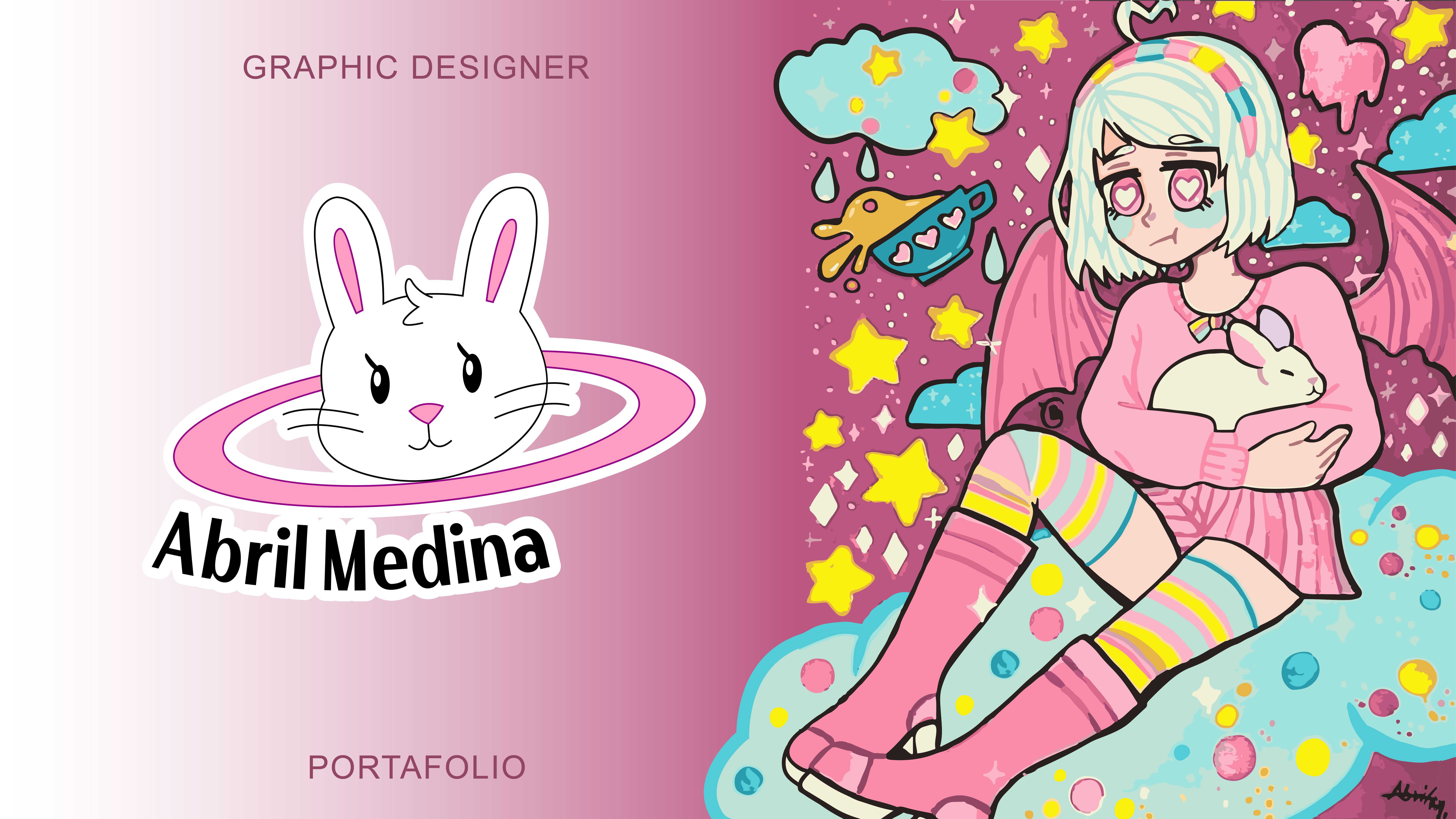 Portafolio de Abril Medina graphic design illustration logo vector