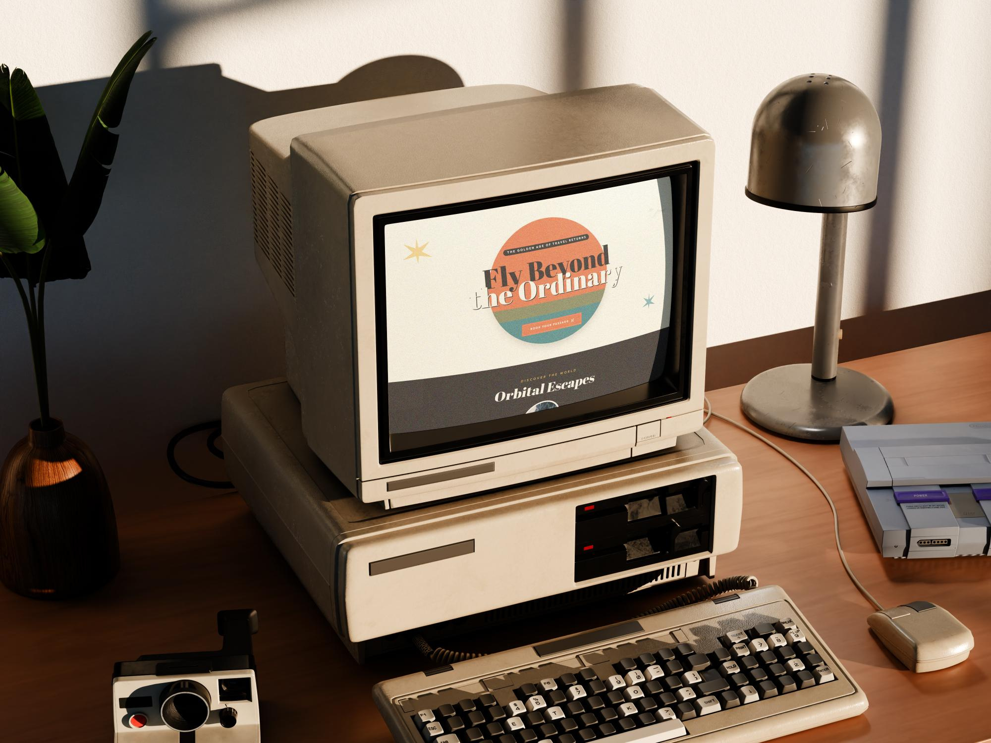 Vintage Travel Explorer – Retro Themed Website Design