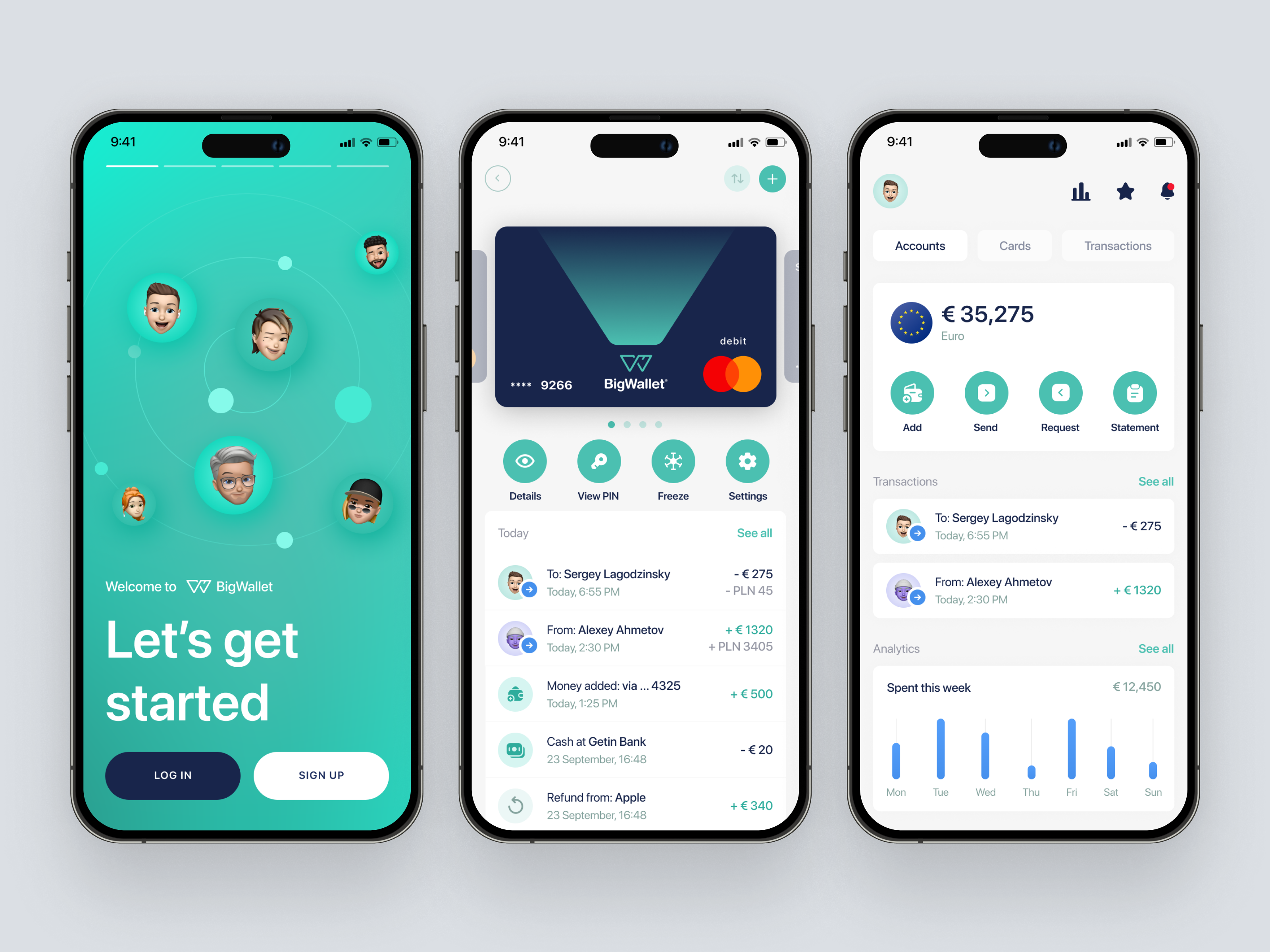 Digital Banking App - Modern FinTech Experience banking dashboard finance app fintech ios minimalist ui design ux design wallet