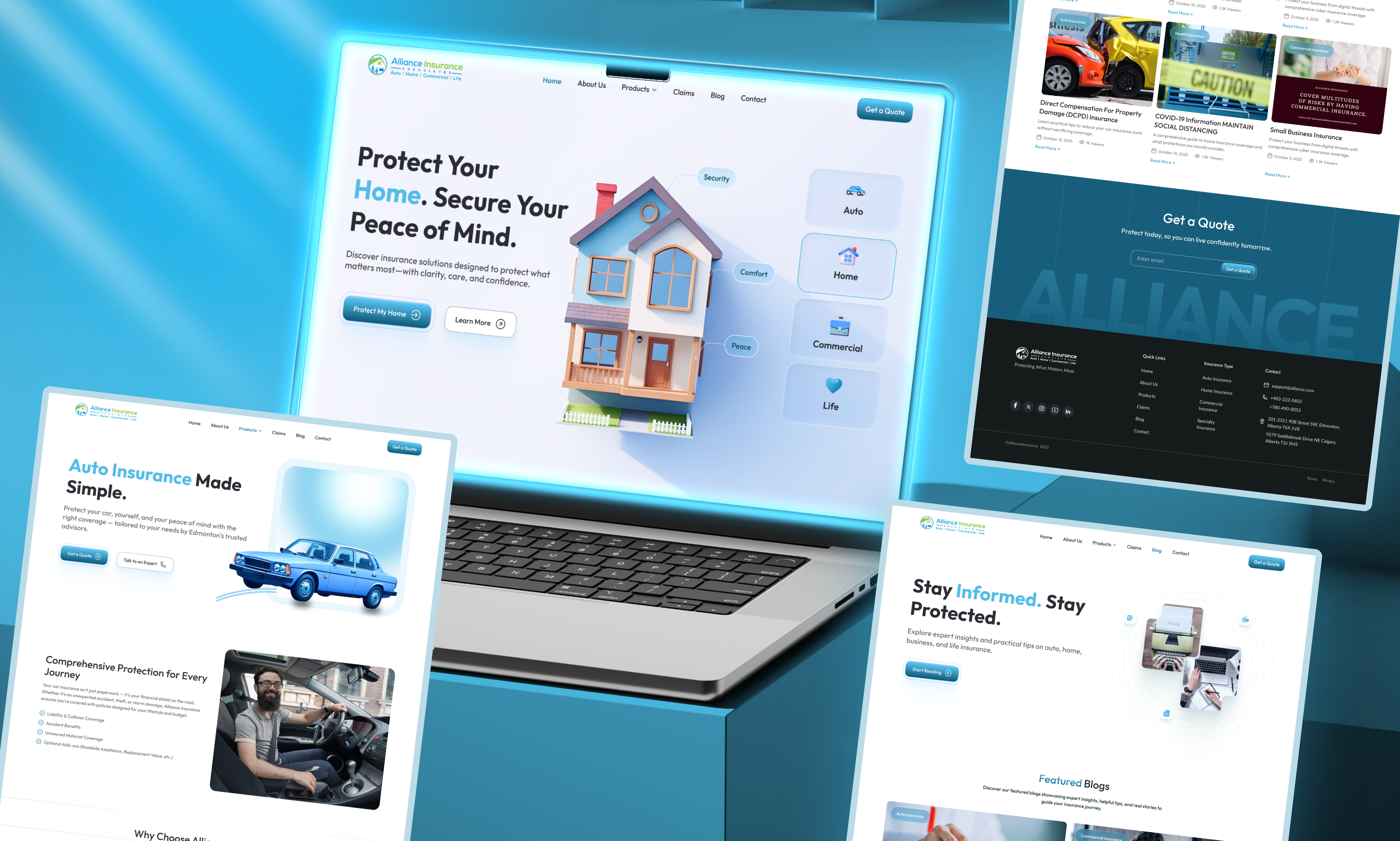 Example of Saa S Website Or Landing Page UI Design