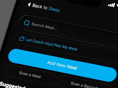 Hyid | Smart Meal Tracking appdesign digitalhealth dribbble fitnessappui fitnessux foodlogging healthapp healthtechapp mobiledesign nutritiontracking productdesign uxdesign