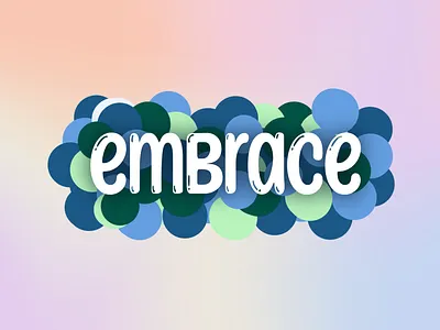 Embrace app branding design graphic design illustration logo typography