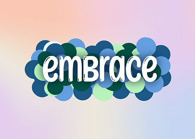 Embrace app branding design graphic design illustration logo typography