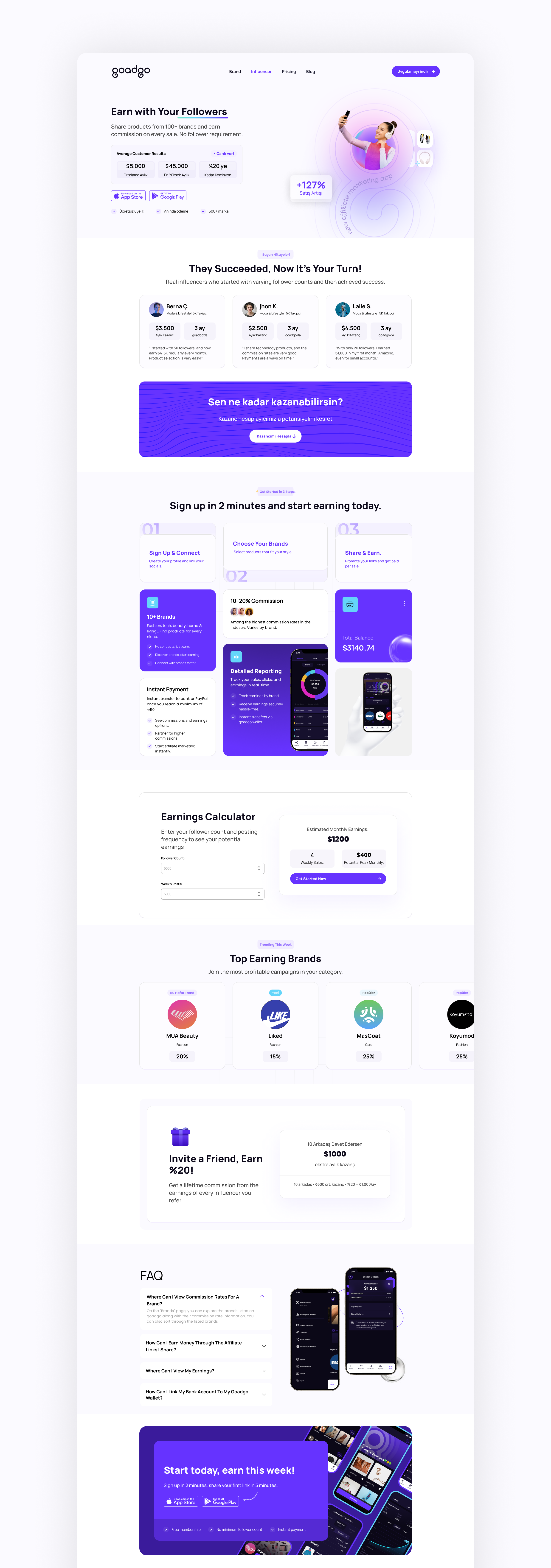 goadgo funnel page design funnel page graphic design ui