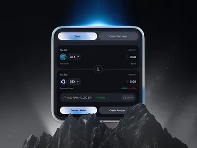 Crypto Swap Component UI Design banking mobile app binance blockchain blockchain app coinbase crypto crypto swap crypto swap design cryptocurrency cryptocurrency app cryptocurrency design app exchange fintech ico mobile app mobile finance payment system startup swap wallet app design