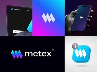 Metex® Technology brand logo absatrct m logo abstract m logo app icon blockchain logo branding innovation logo m app icon m icon m letter logo m logo m mark m symbol m tech logo m technology logo metex modern m logo software logo web3 logo
