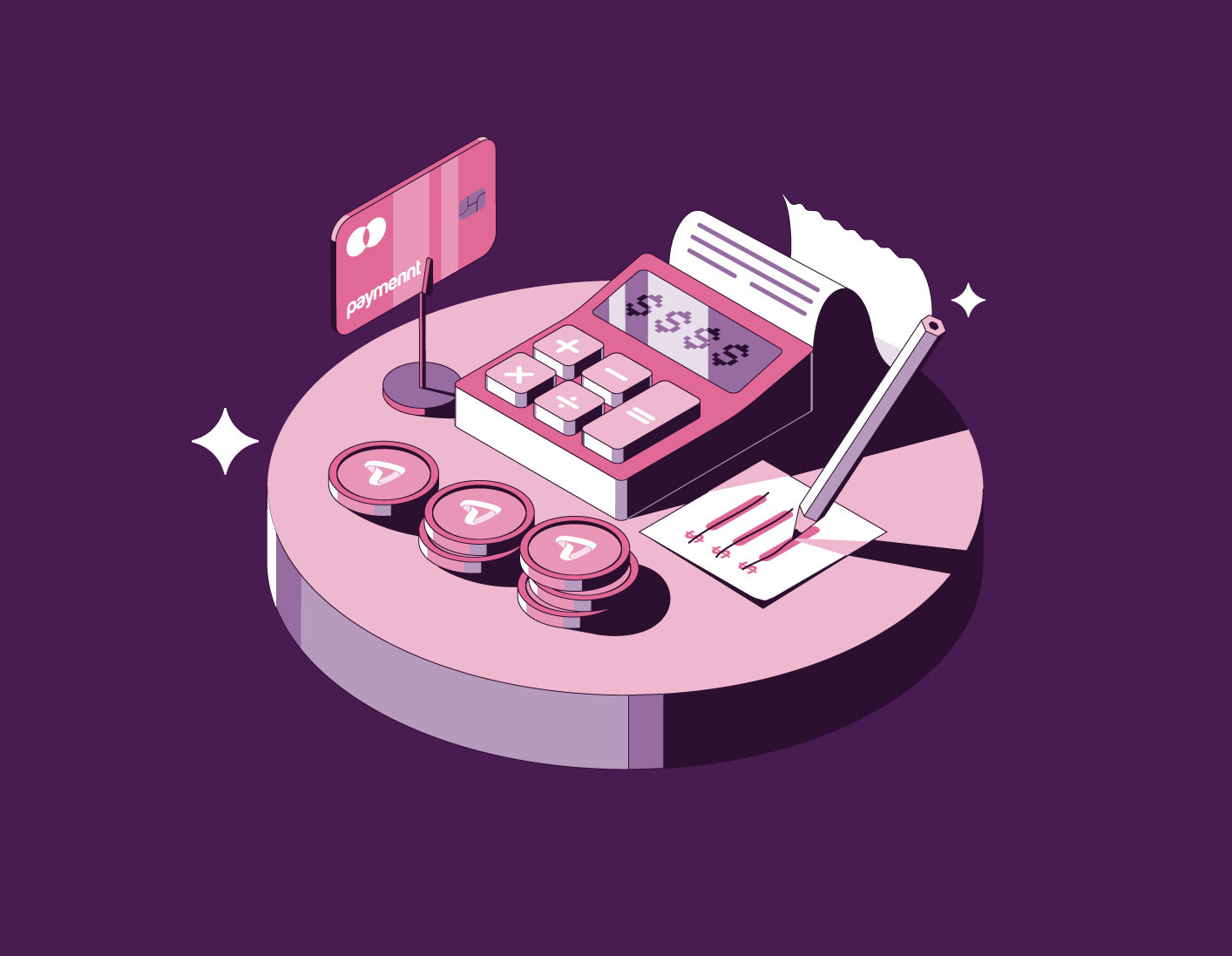 Example of Illustration for a Dubai-based fintech
