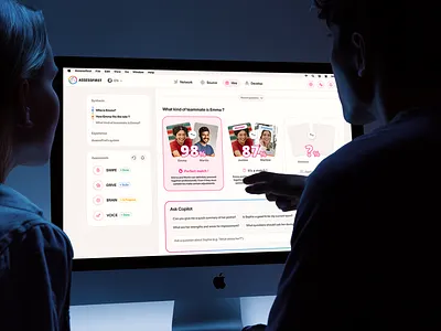 Recruitment website ai corporate ia management manager pink premium recruitment rose talent website