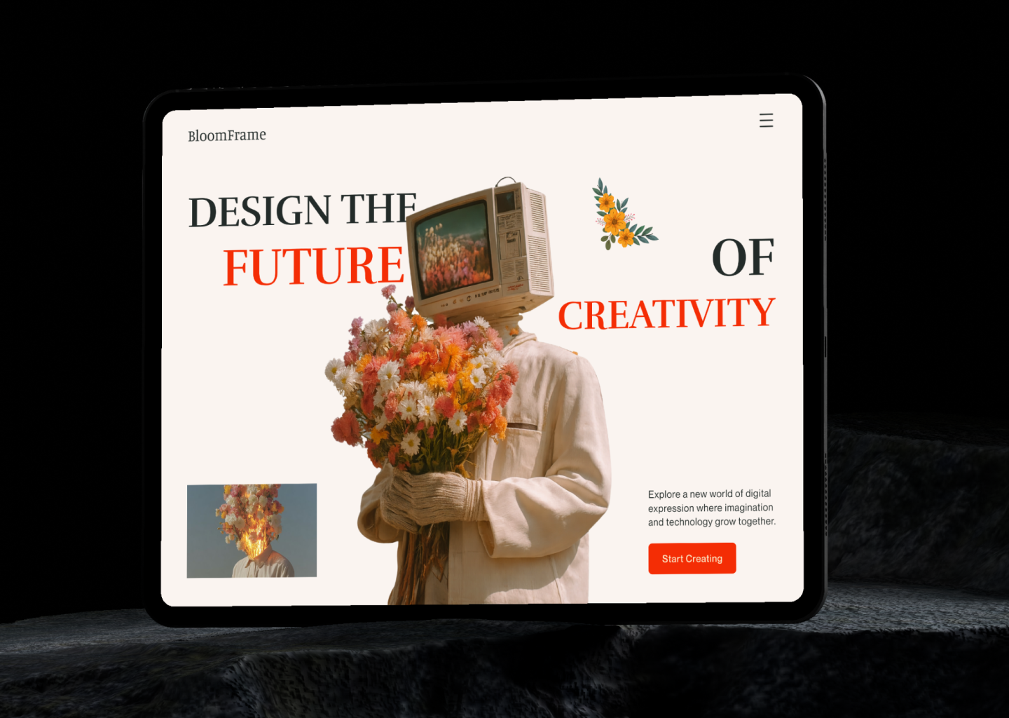 Example of Modern Website Design Service