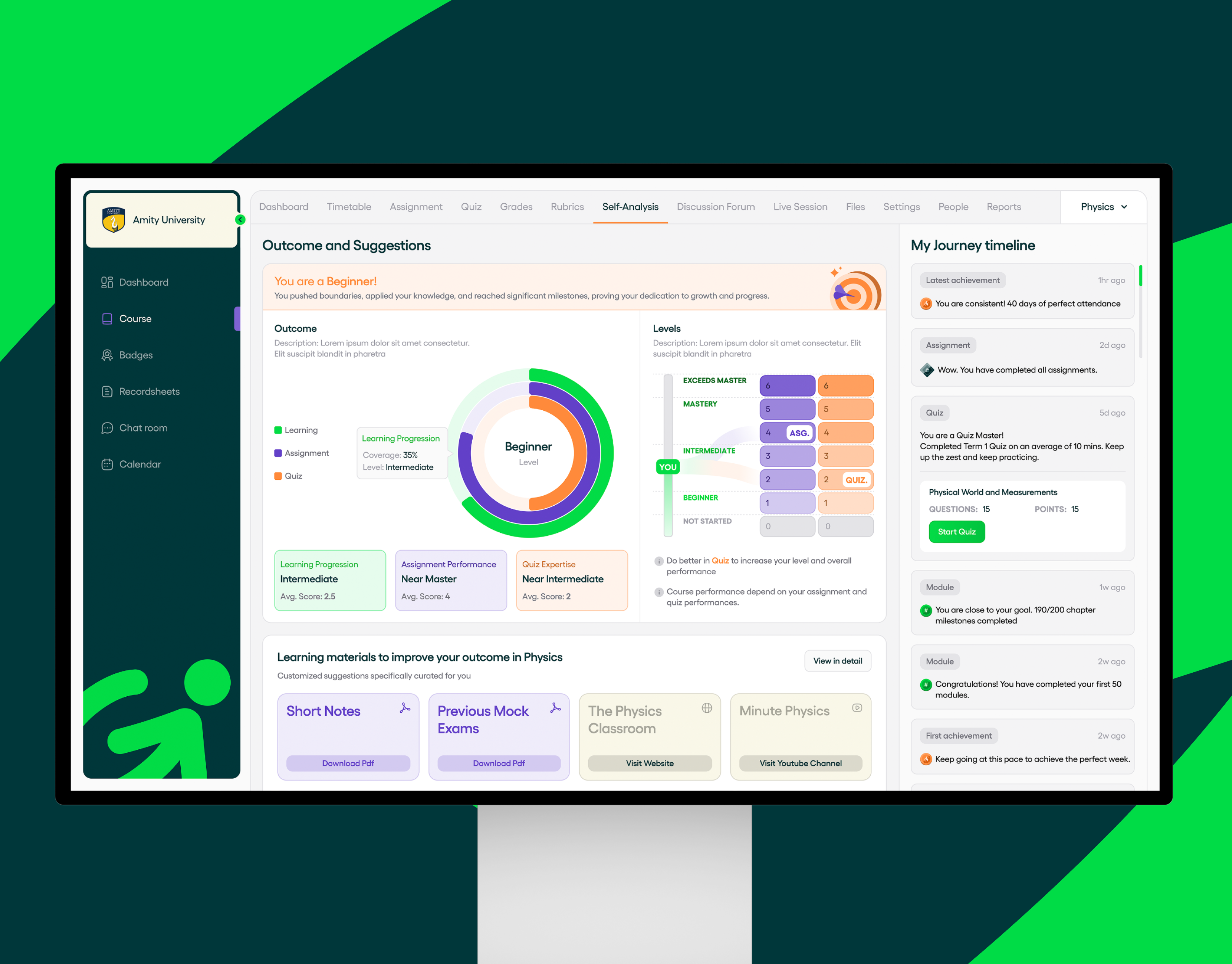 Greatify - Branding & Web app UI/UX animation badges design brand discovery brand positioning branding edtech education exam app gamification graphs learning app lms logo design mobile app mobile app uiux placement app design pop ups student app ui web app uiux