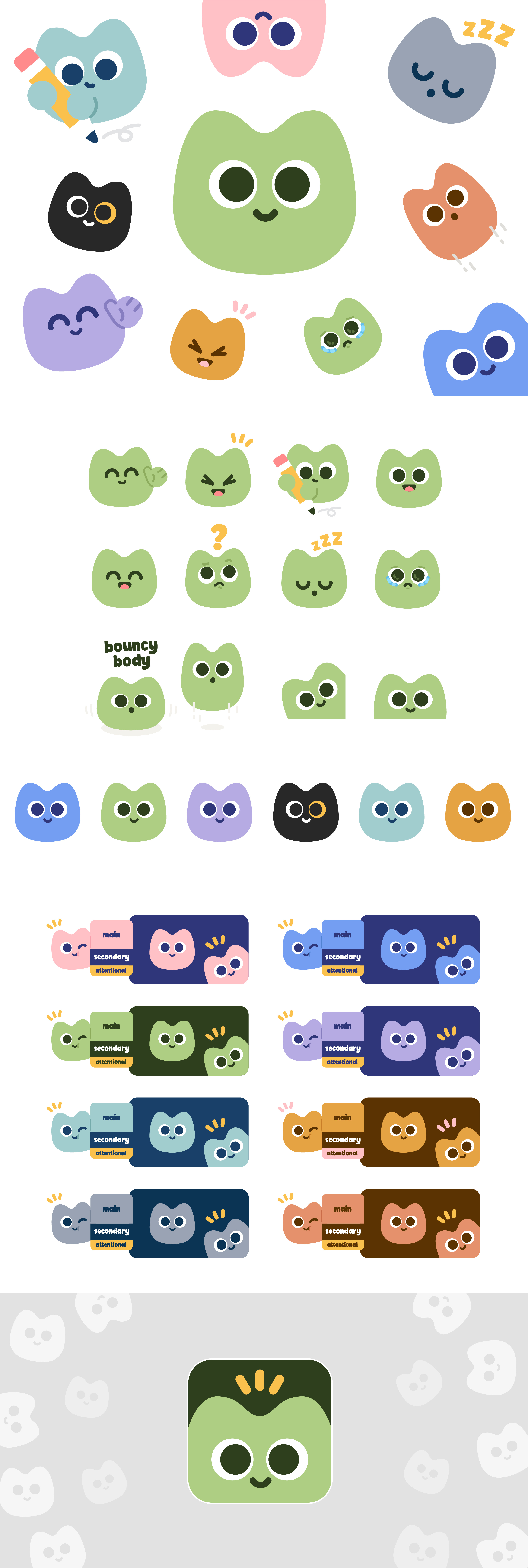 Example of Unglue.app mascot design