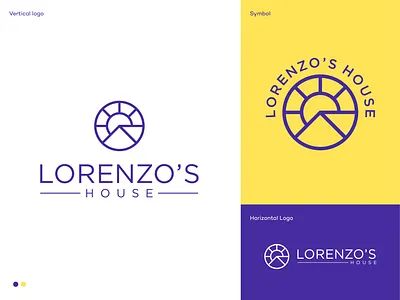 Lorenzo's House Unused Logo Design alzheimers branding dementia empathy family care global community healing house logo logodesign logodesigner mark mental health support symbol virtual support