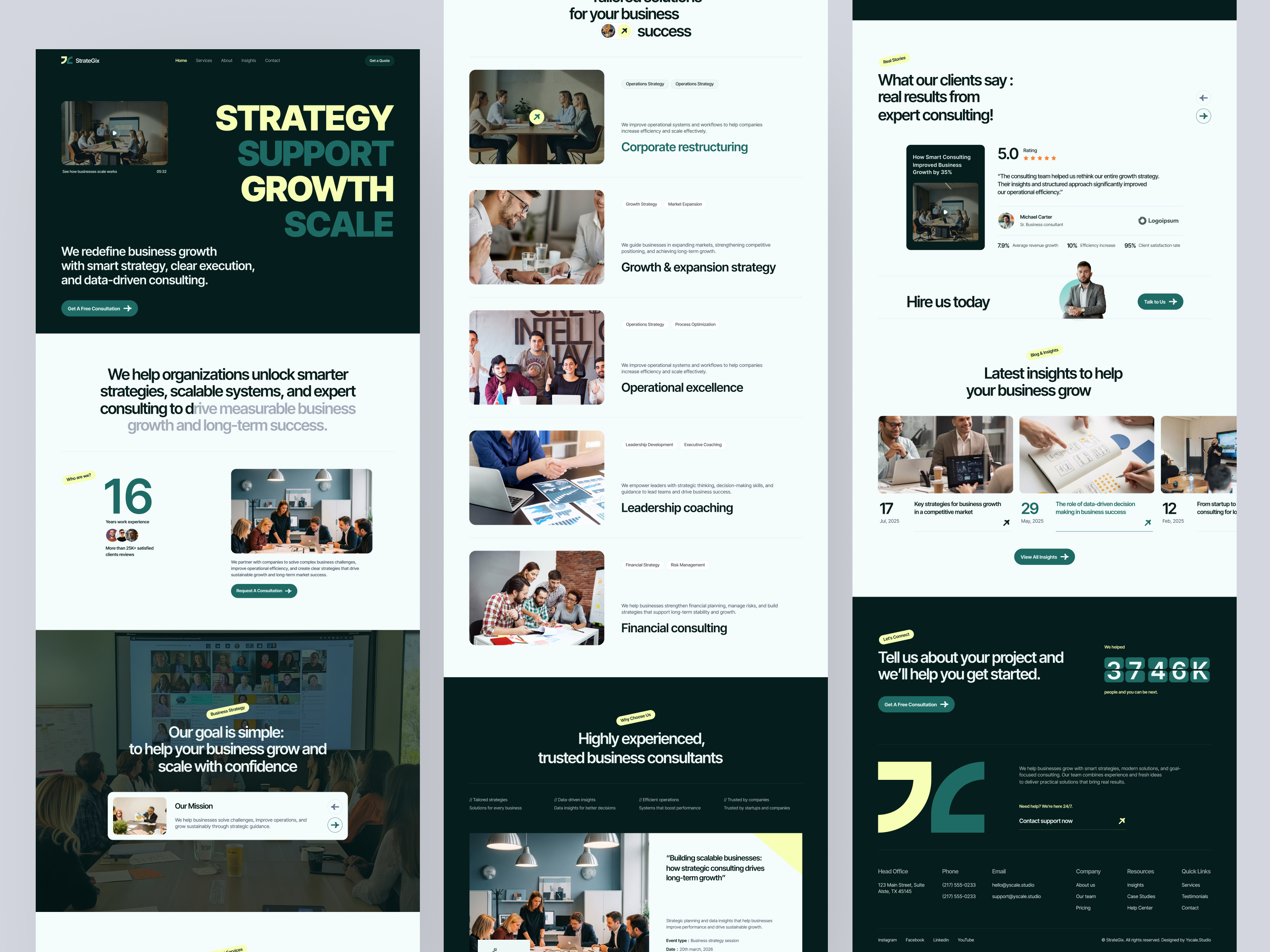 Example of Website Design & Webflow Development