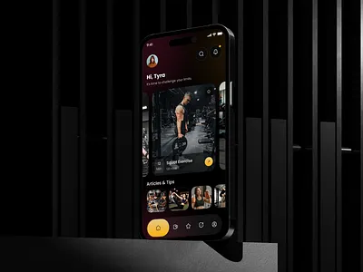 🏋️ Flexi Gym – Fitness Mobile App UI figma design fitness app fitness dashboard gym app health app mobile app ui modern ui ui design workout app